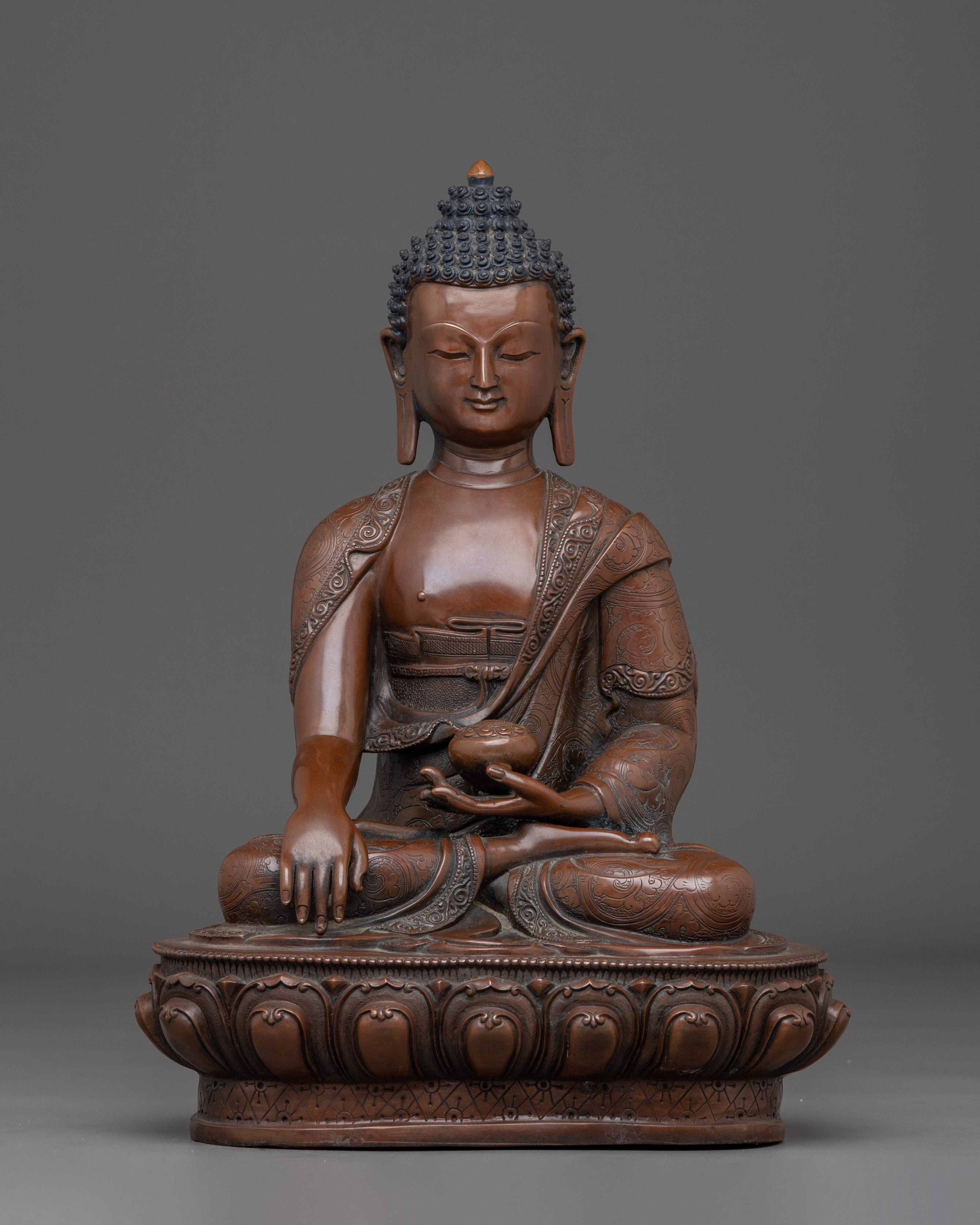 Lotus Seated Shakyamuni Buddha: Enlightened Sage