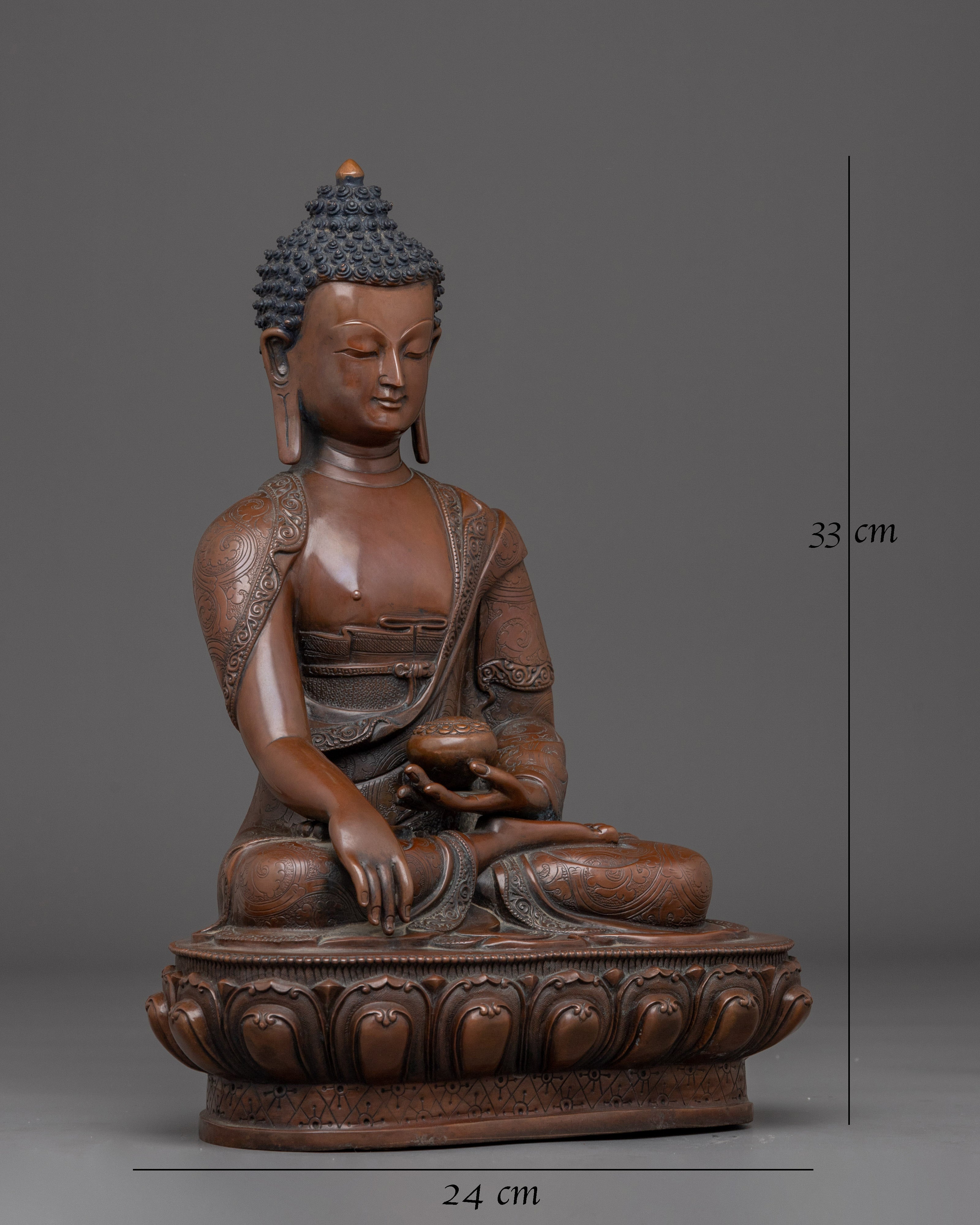 Lotus Seated Shakyamuni Buddha: Enlightened Sage