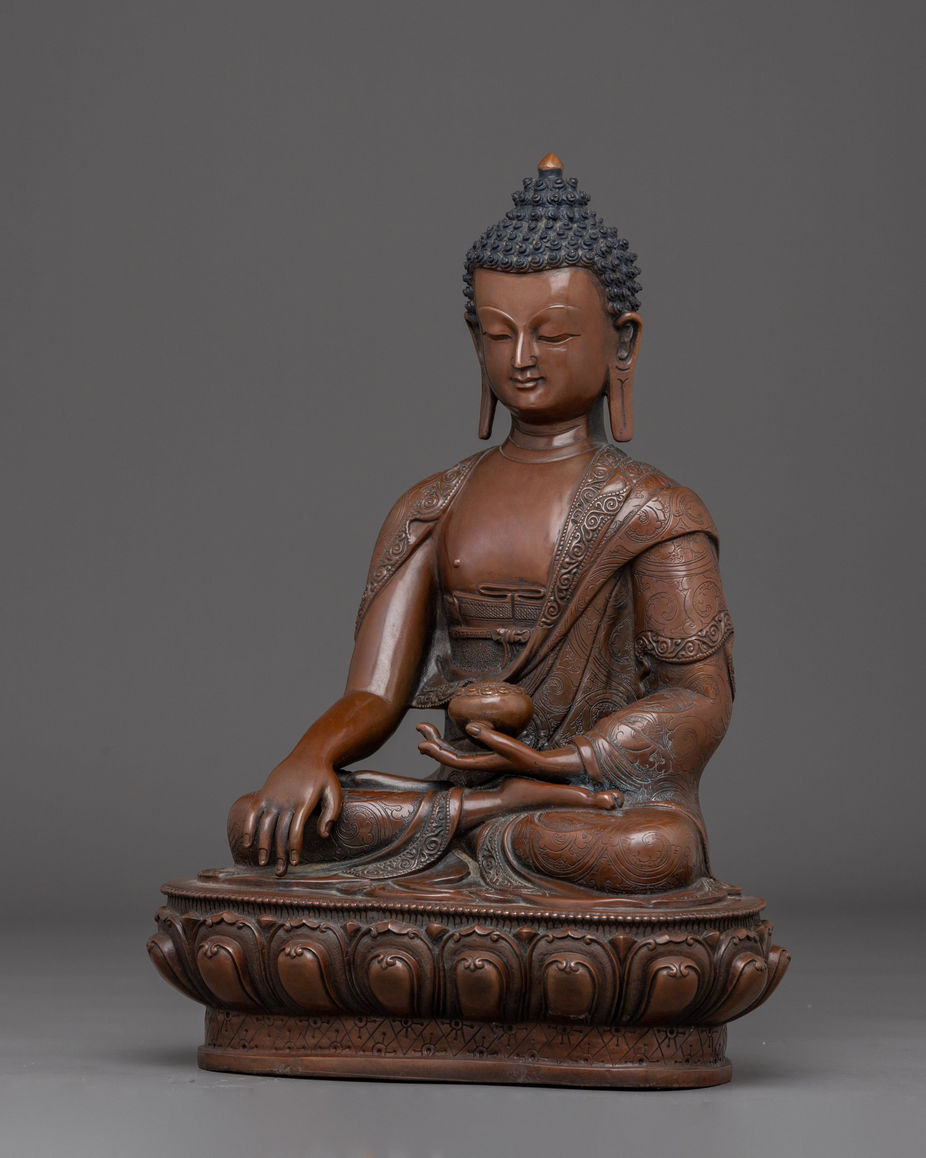 Lotus Seated Shakyamuni Buddha: Enlightened Sage
