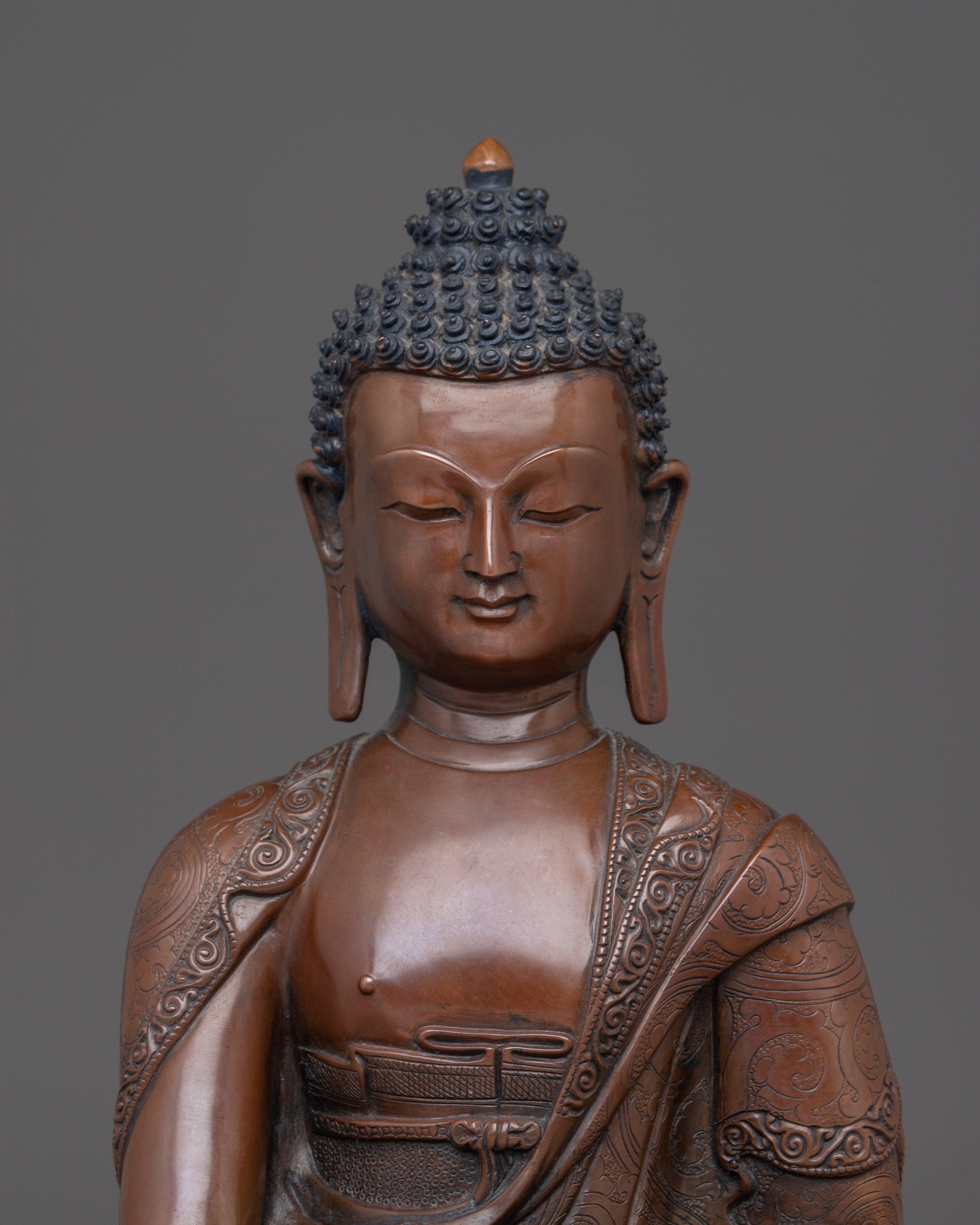 Lotus Seated Shakyamuni Buddha: Enlightened Sage