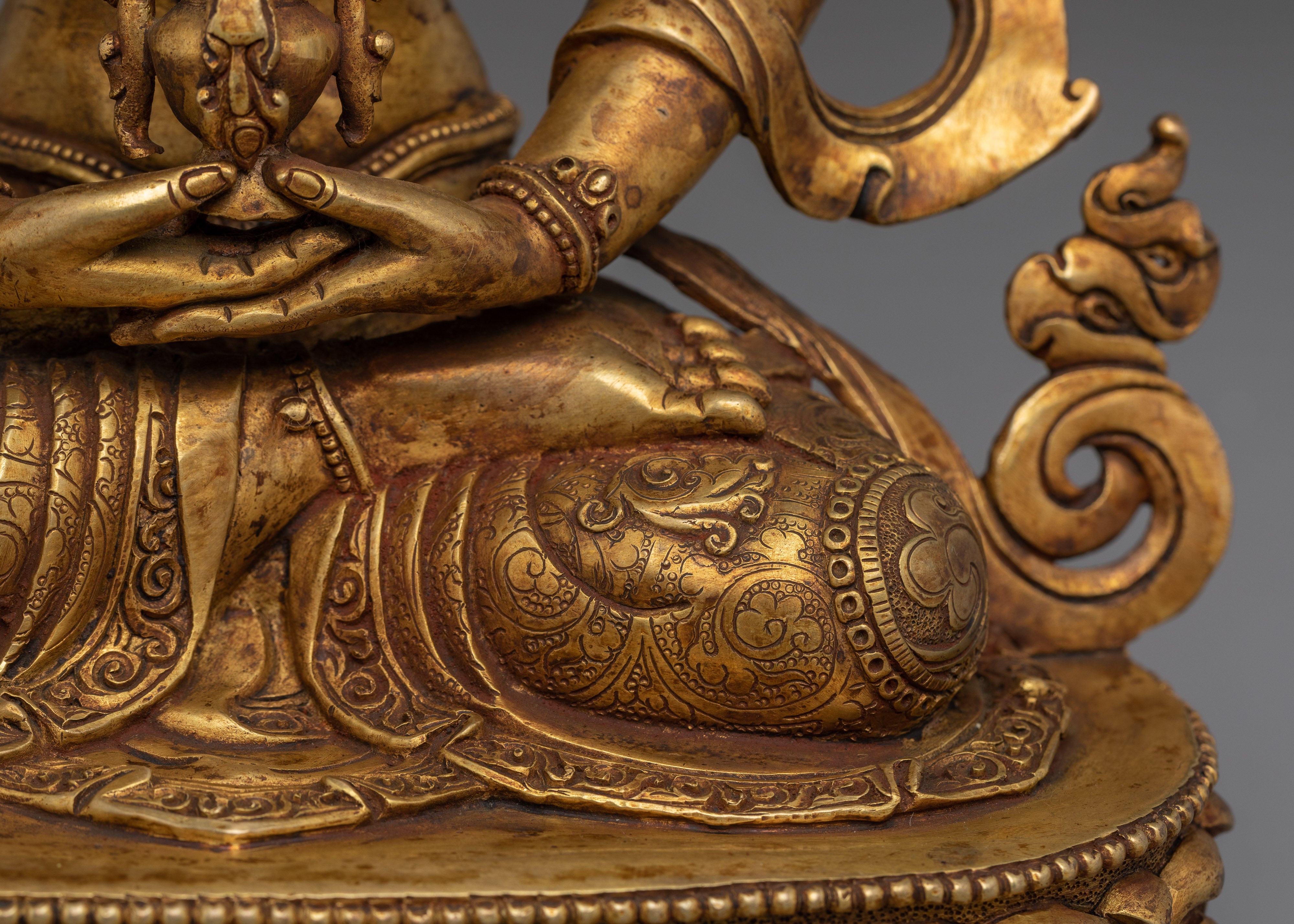 Amitayus, Pure Land Deity | Himalayan Handcrafted Gold Icon