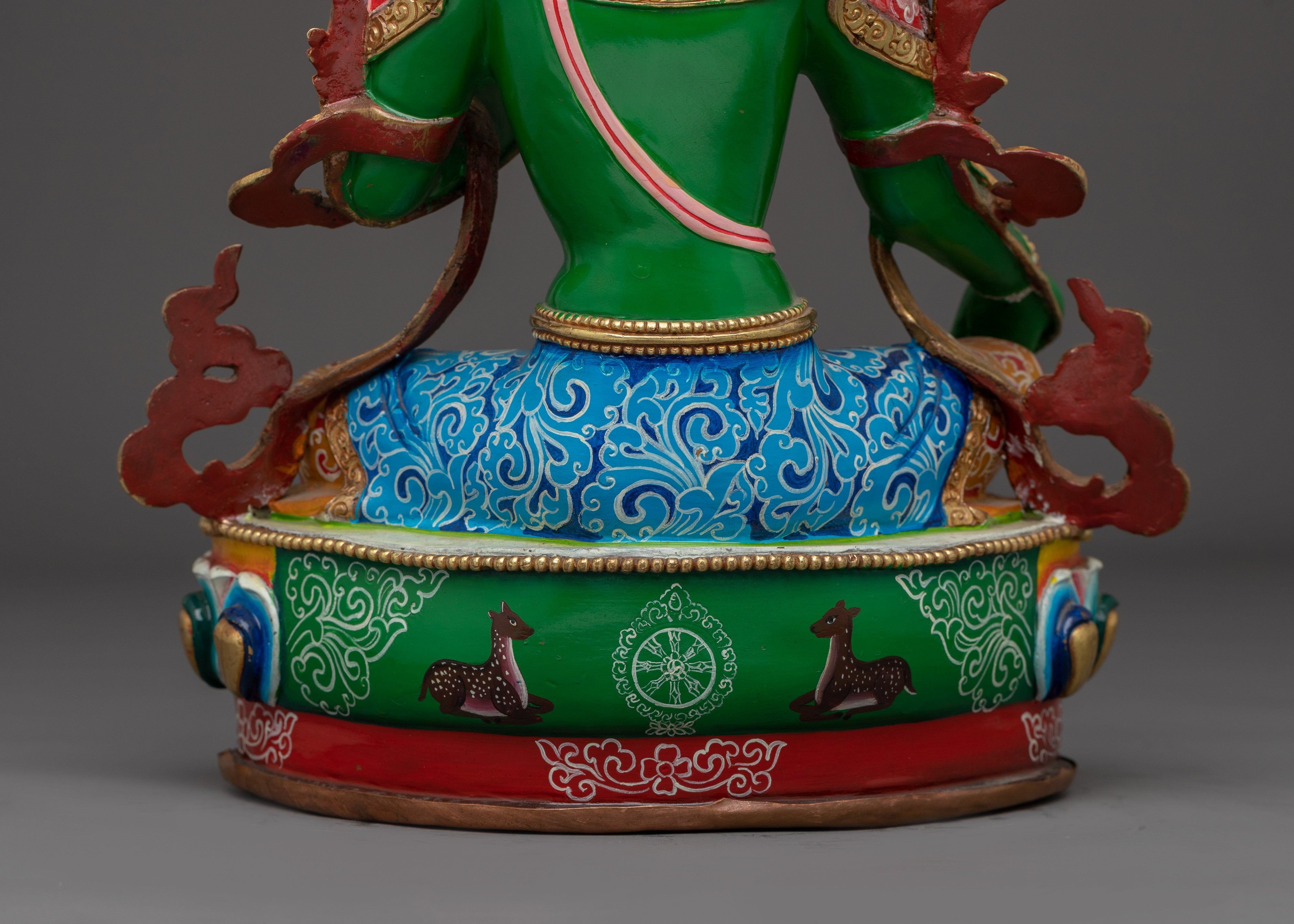 Mother Green Tara Handmade Statue | Divine Female Buddha