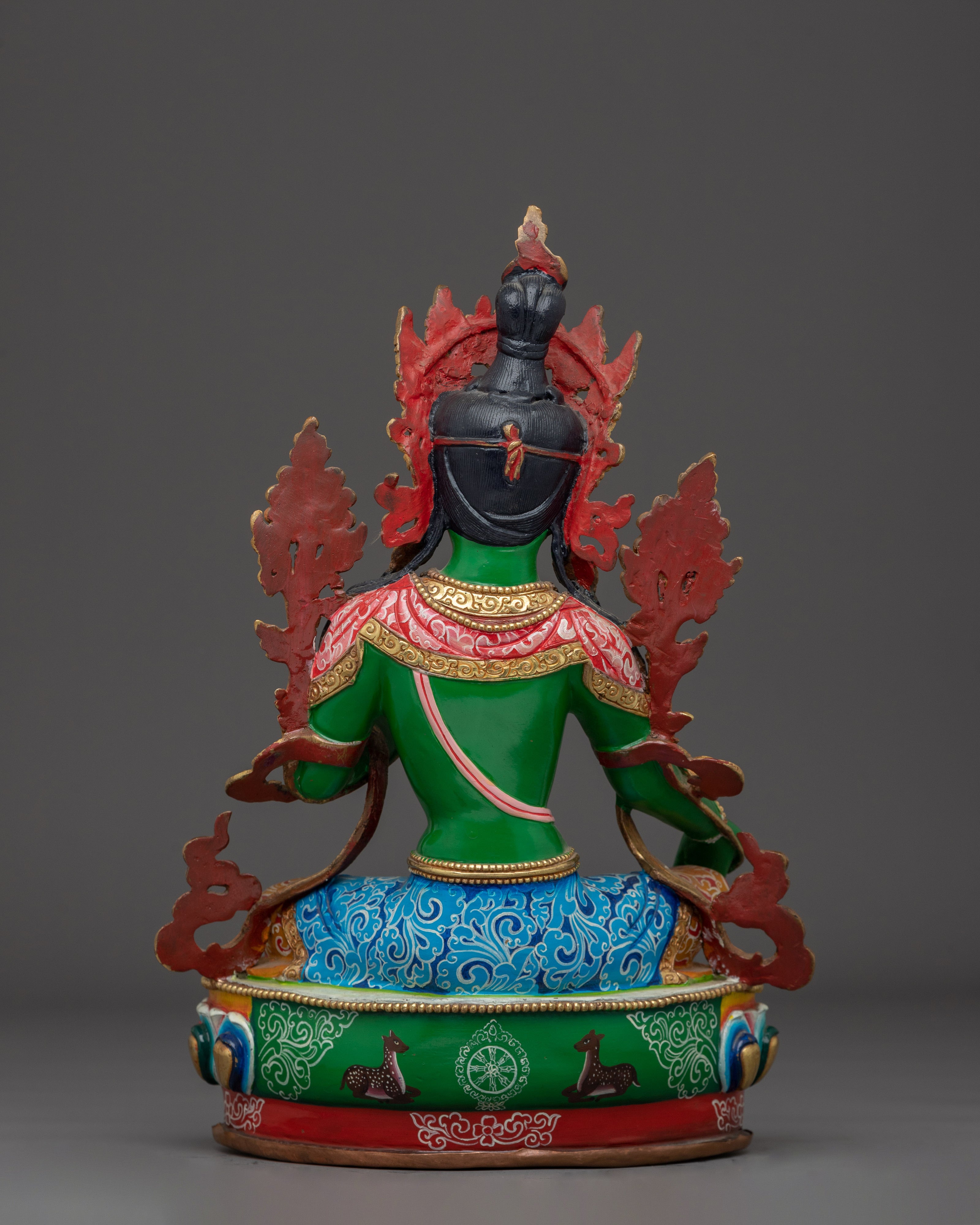 Mother Green Tara Handmade Statue | Divine Female Buddha
