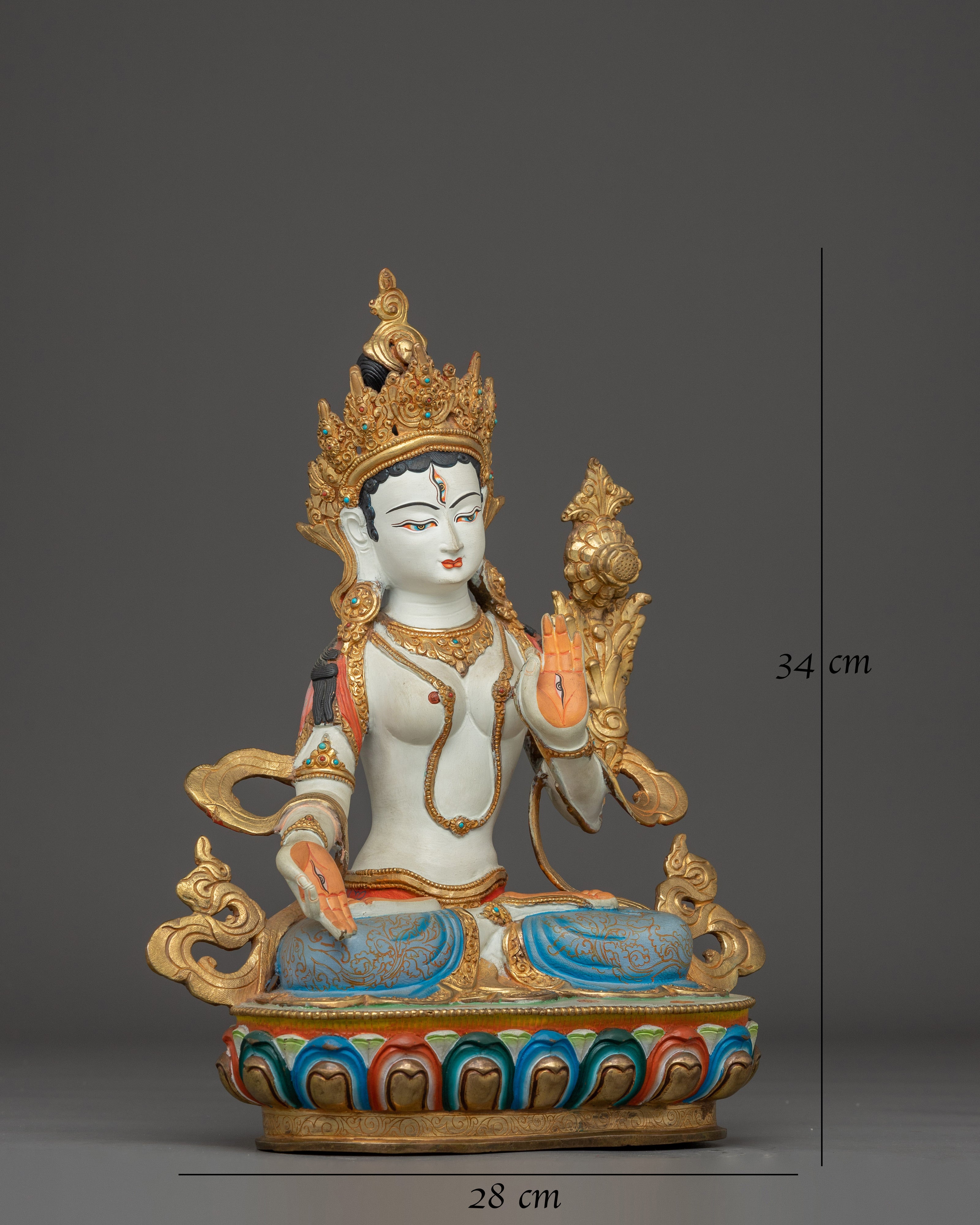 handcrafted-white-tara-statue