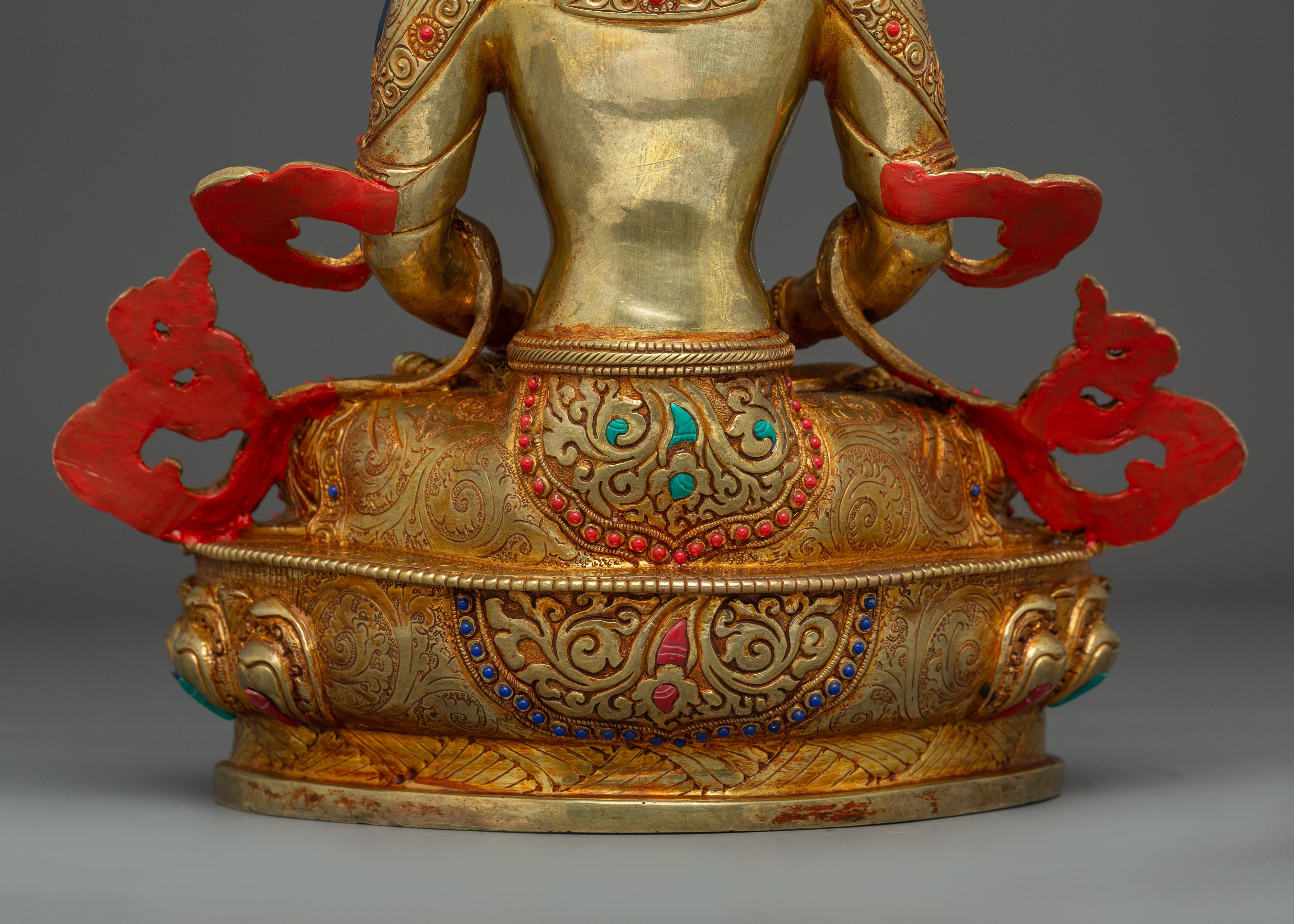 Buddhist Longevity Icon Amitayus Statue