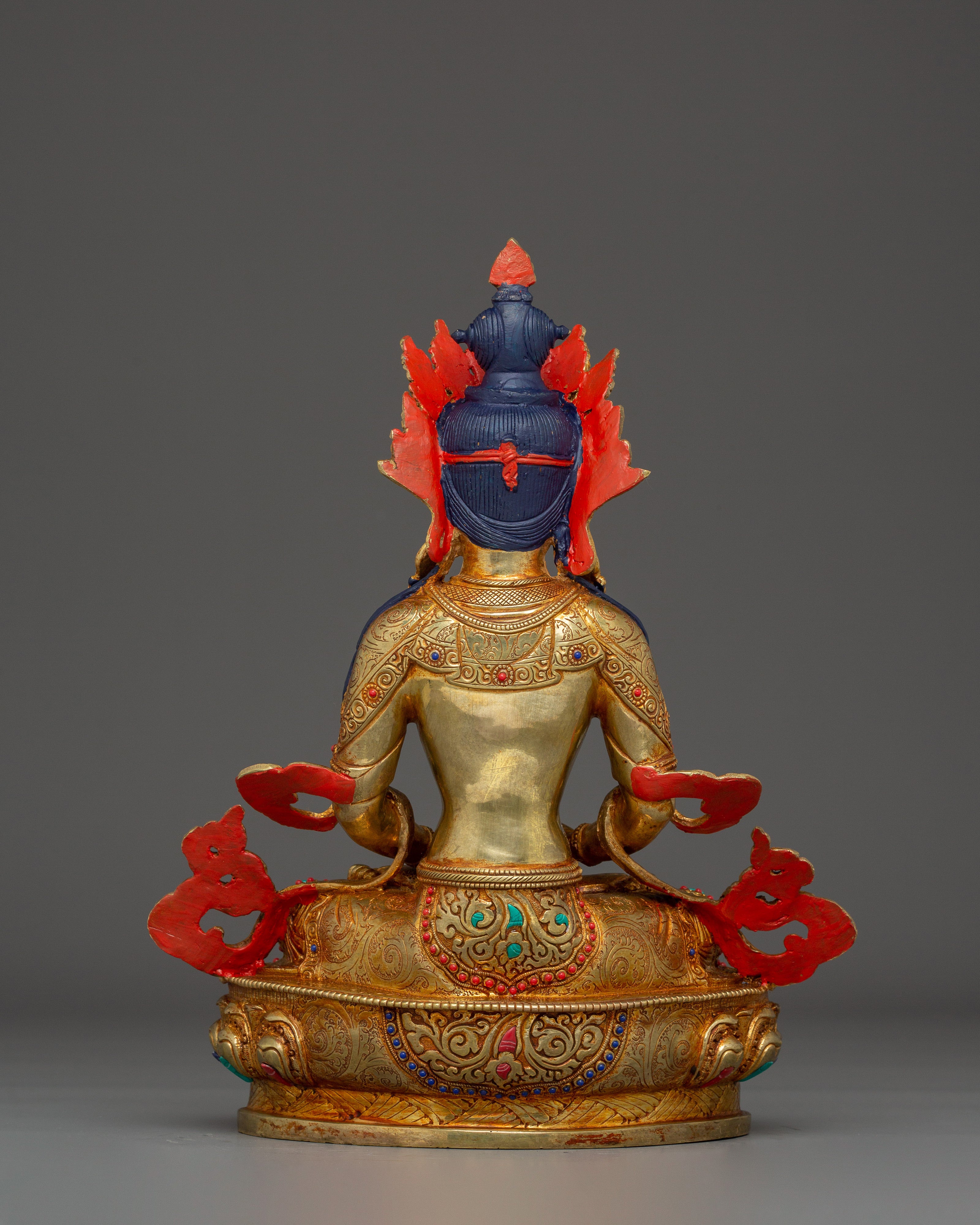 Buddhist Longevity Icon Amitayus Statue