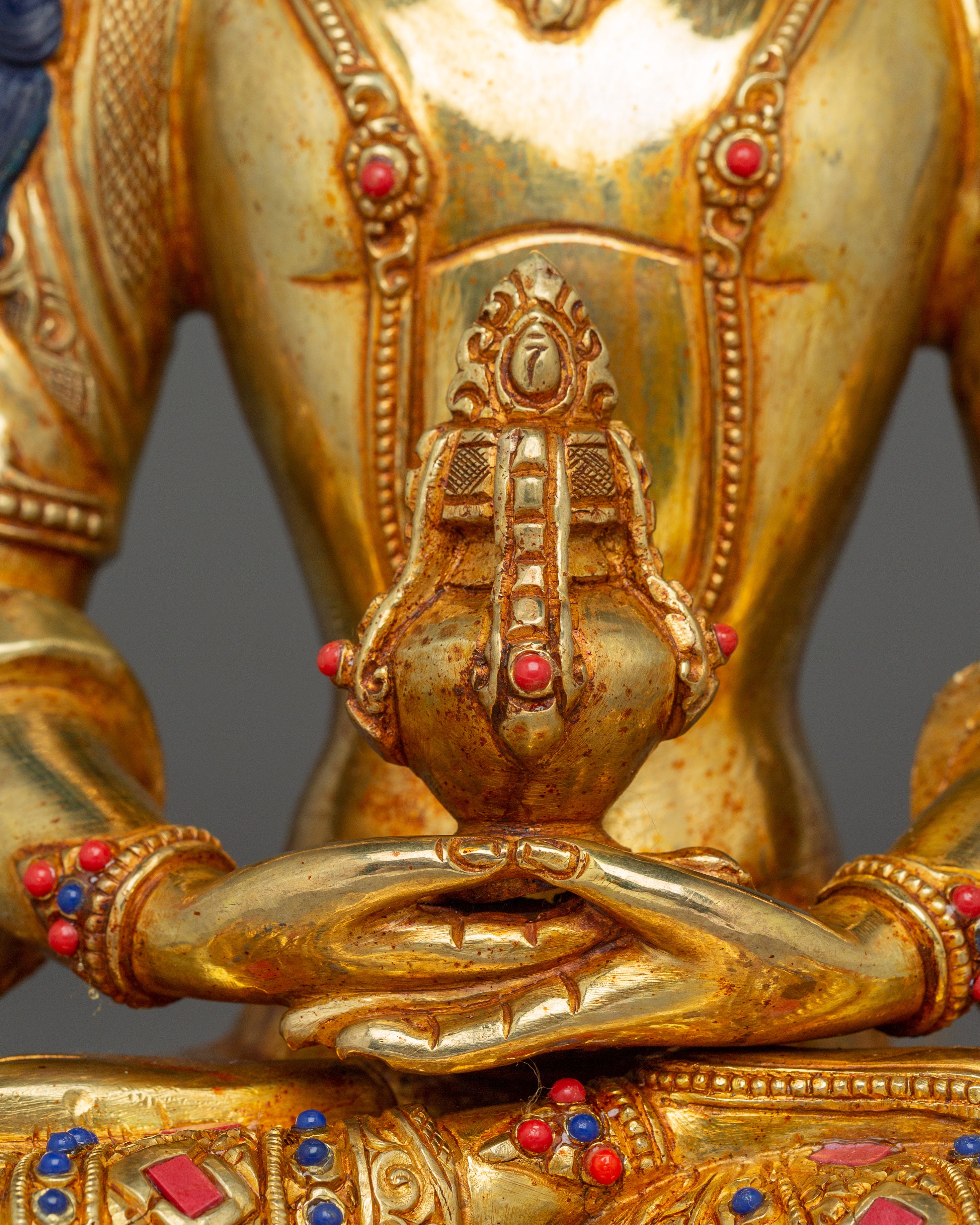 Buddhist Longevity Icon Amitayus Statue