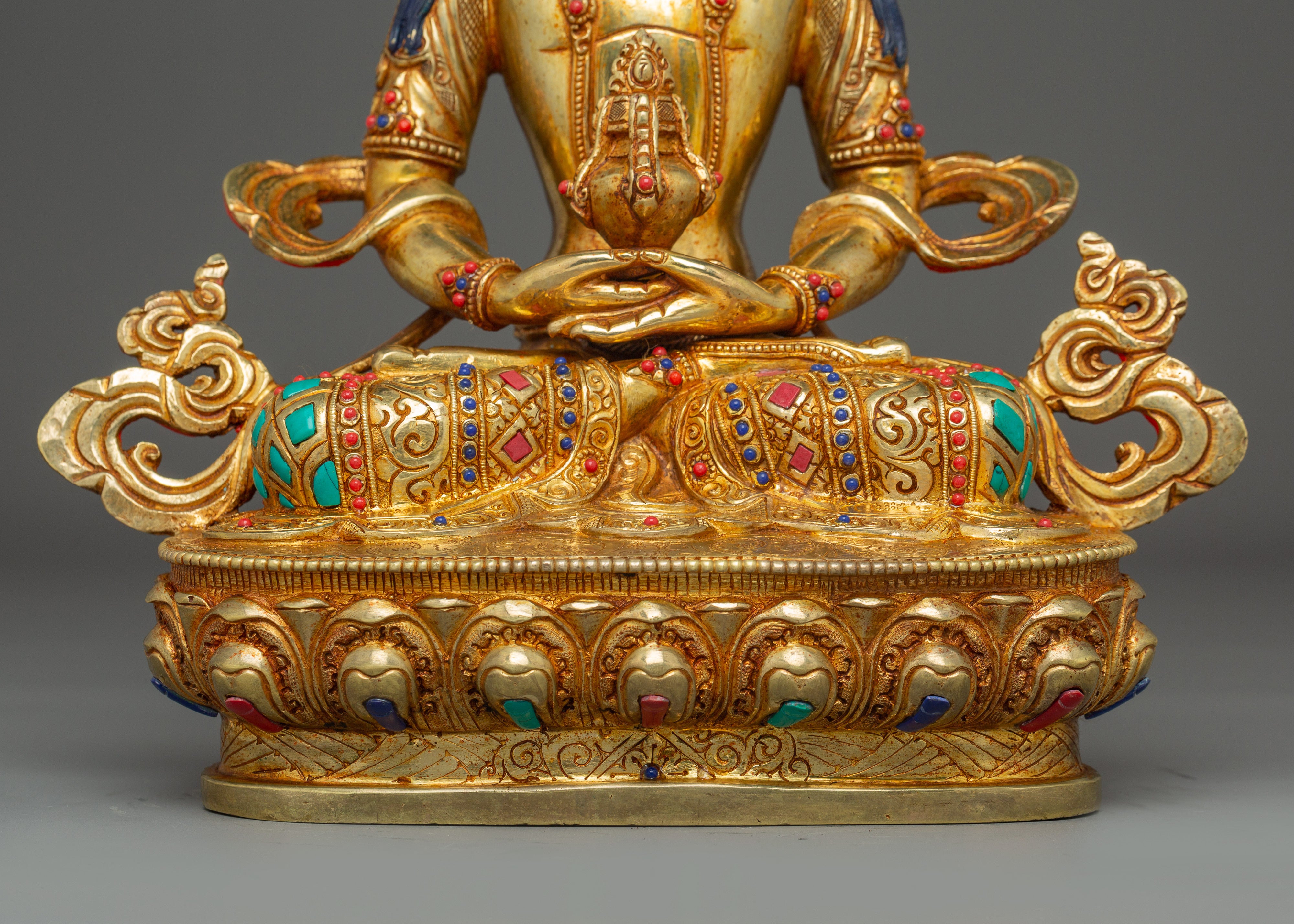 Buddhist Longevity Icon Amitayus Statue
