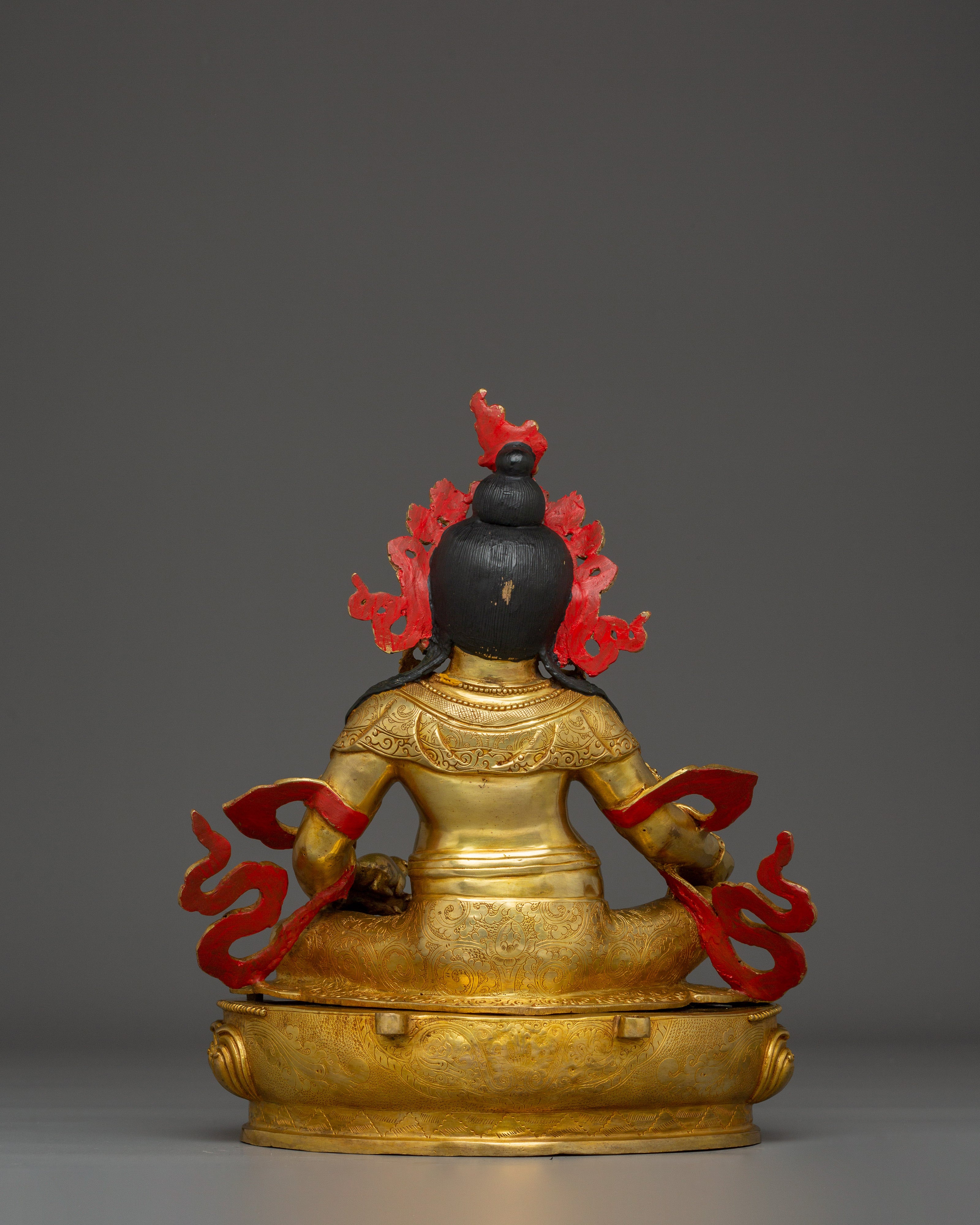 Radiant Dzambhala Statue: The Lord of Wealth