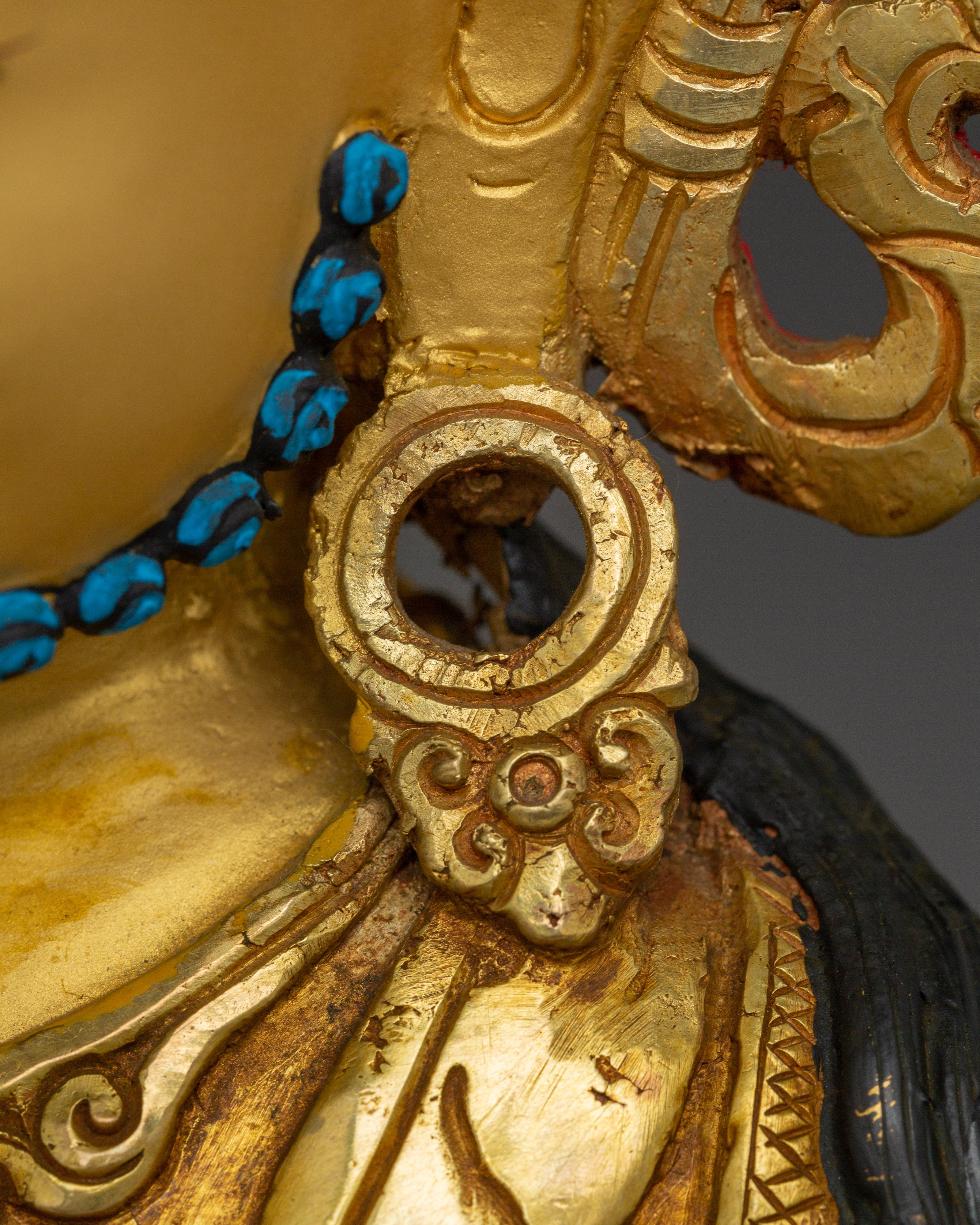 Radiant Dzambhala Statue: The Lord of Wealth