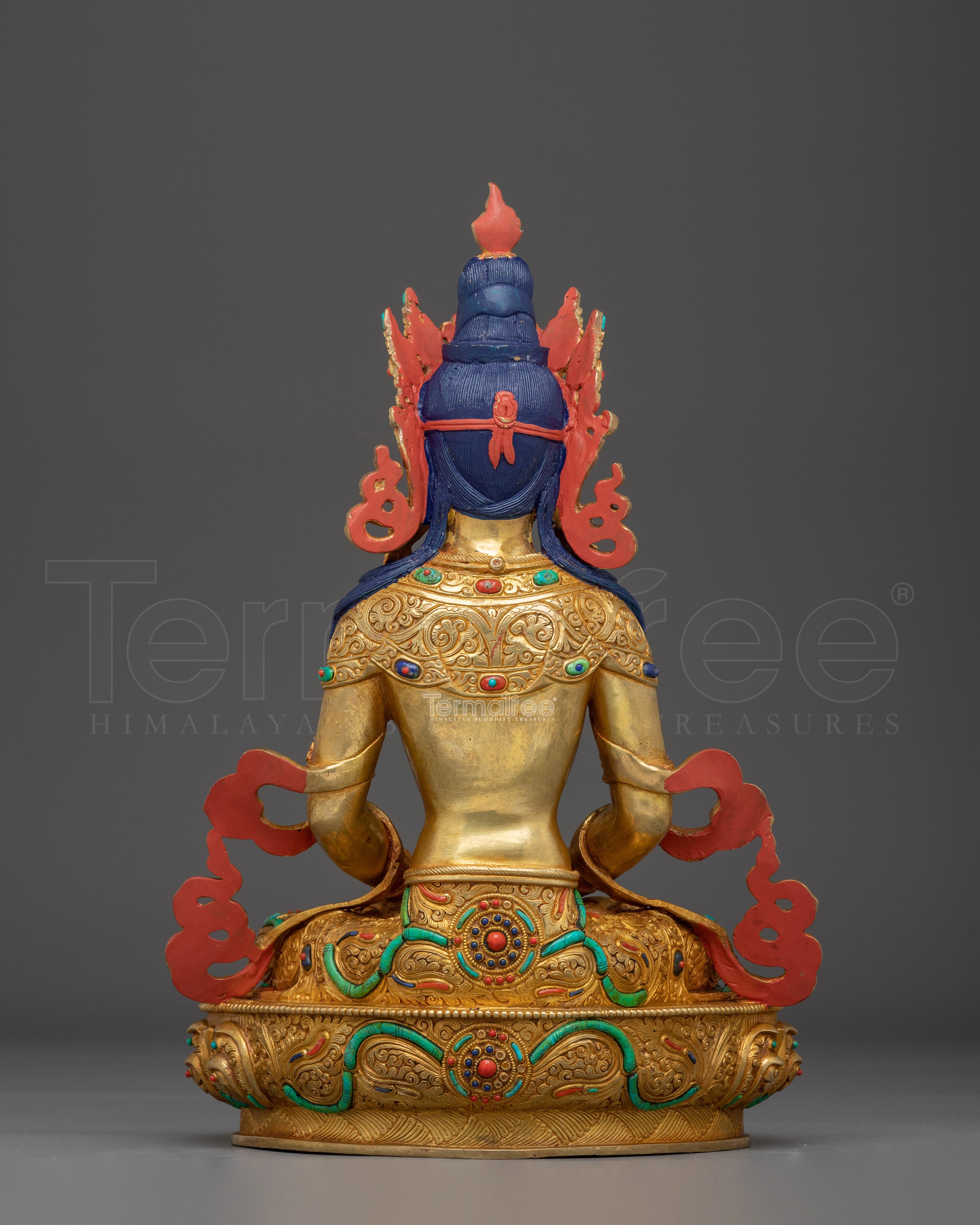 Amitayus Sculpture: Infinite Life Buddha