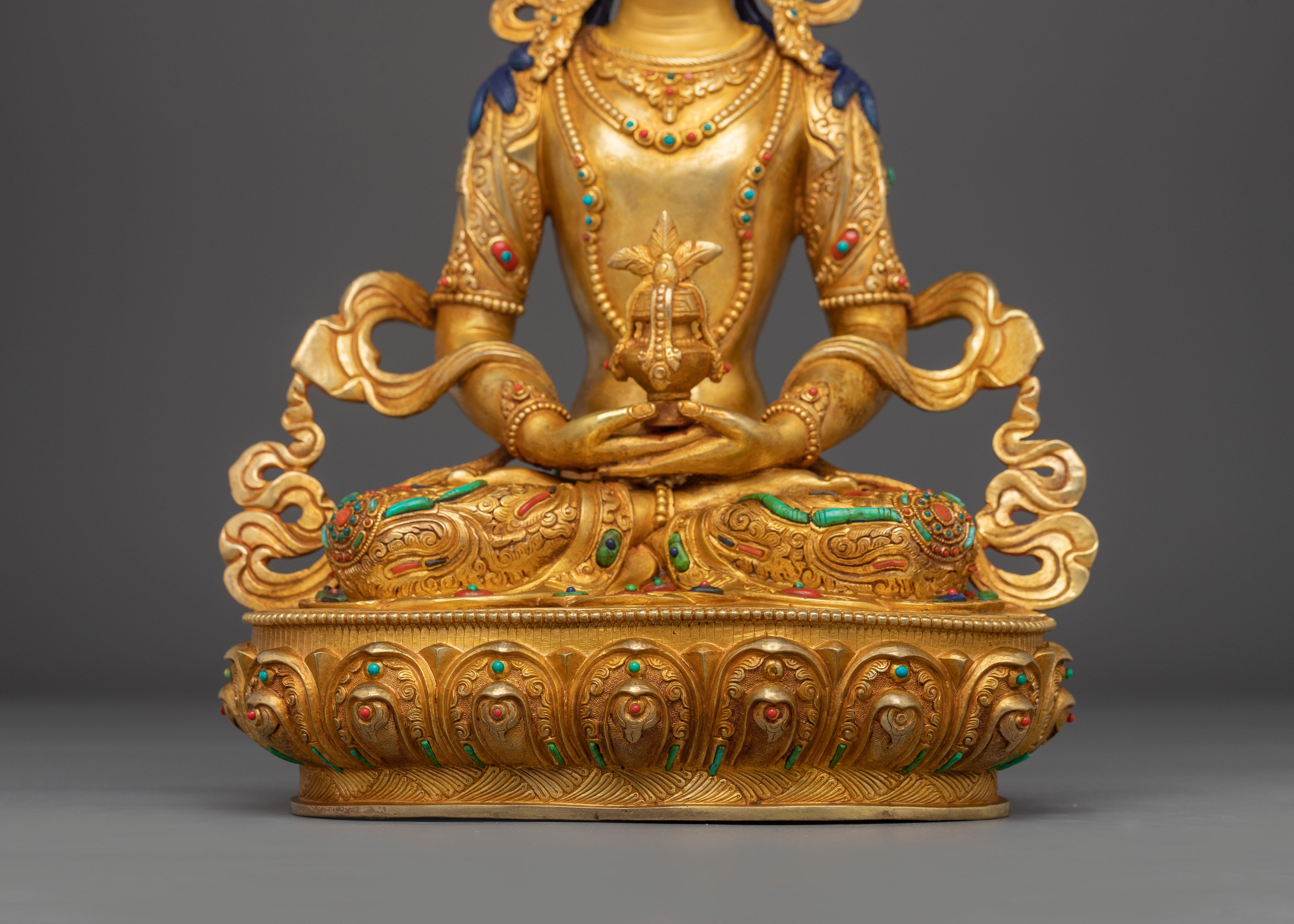 Amitayus Sculpture: Infinite Life Buddha