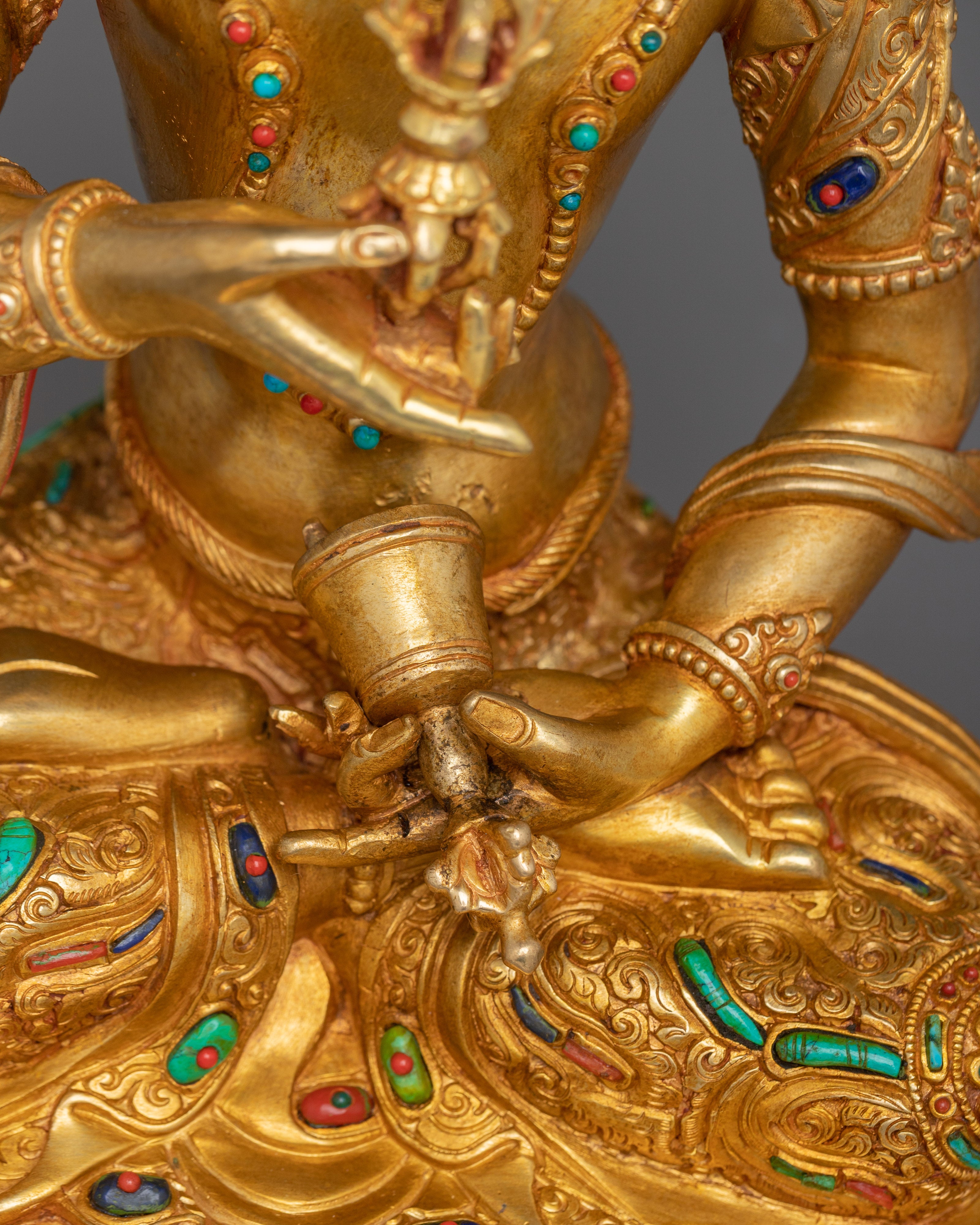Tantric Vajrasattva Sculpture | Buddhist Statue of Purification