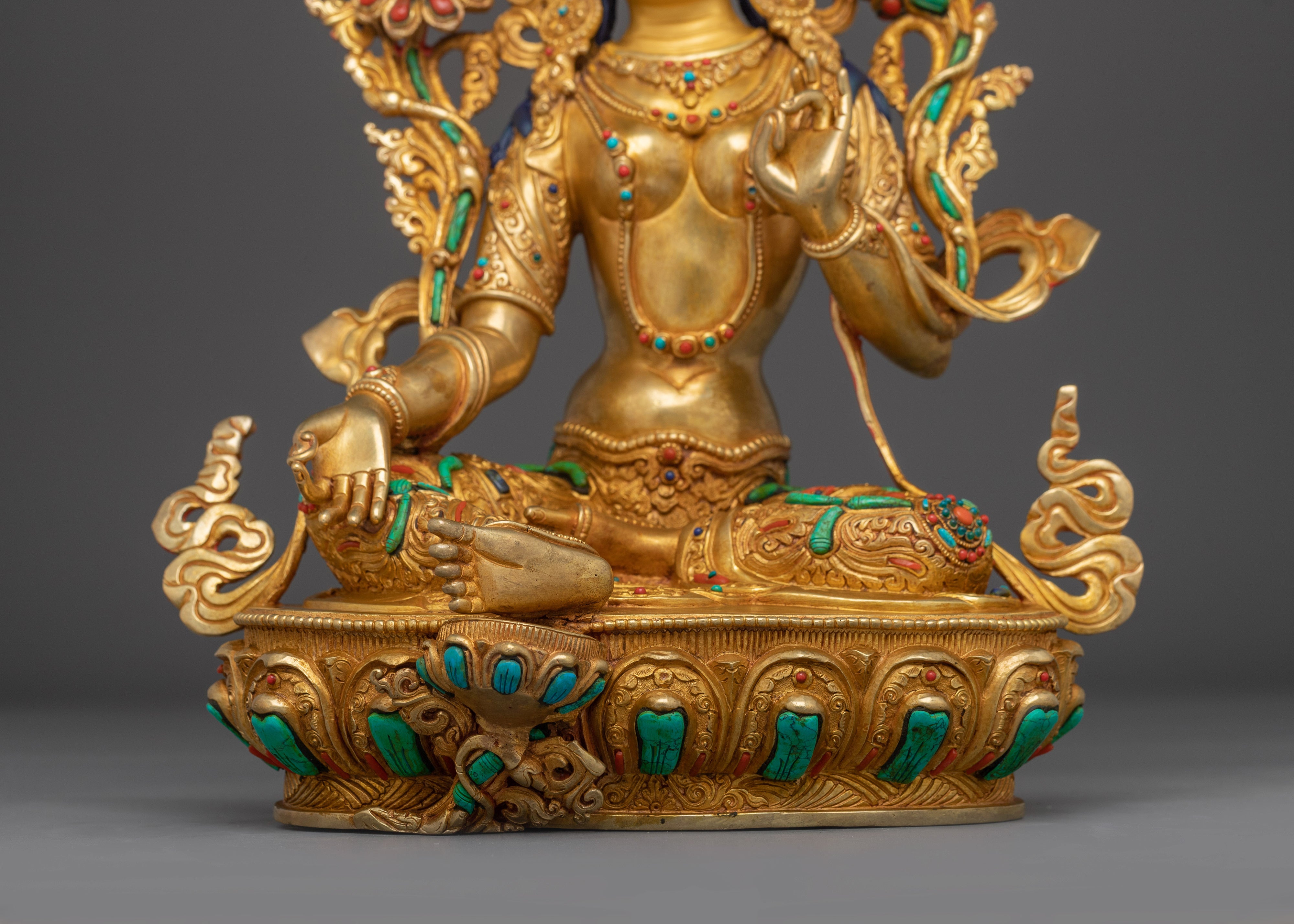 Liberation Mother Green Tara Statue | Shyama Tara Sculpture