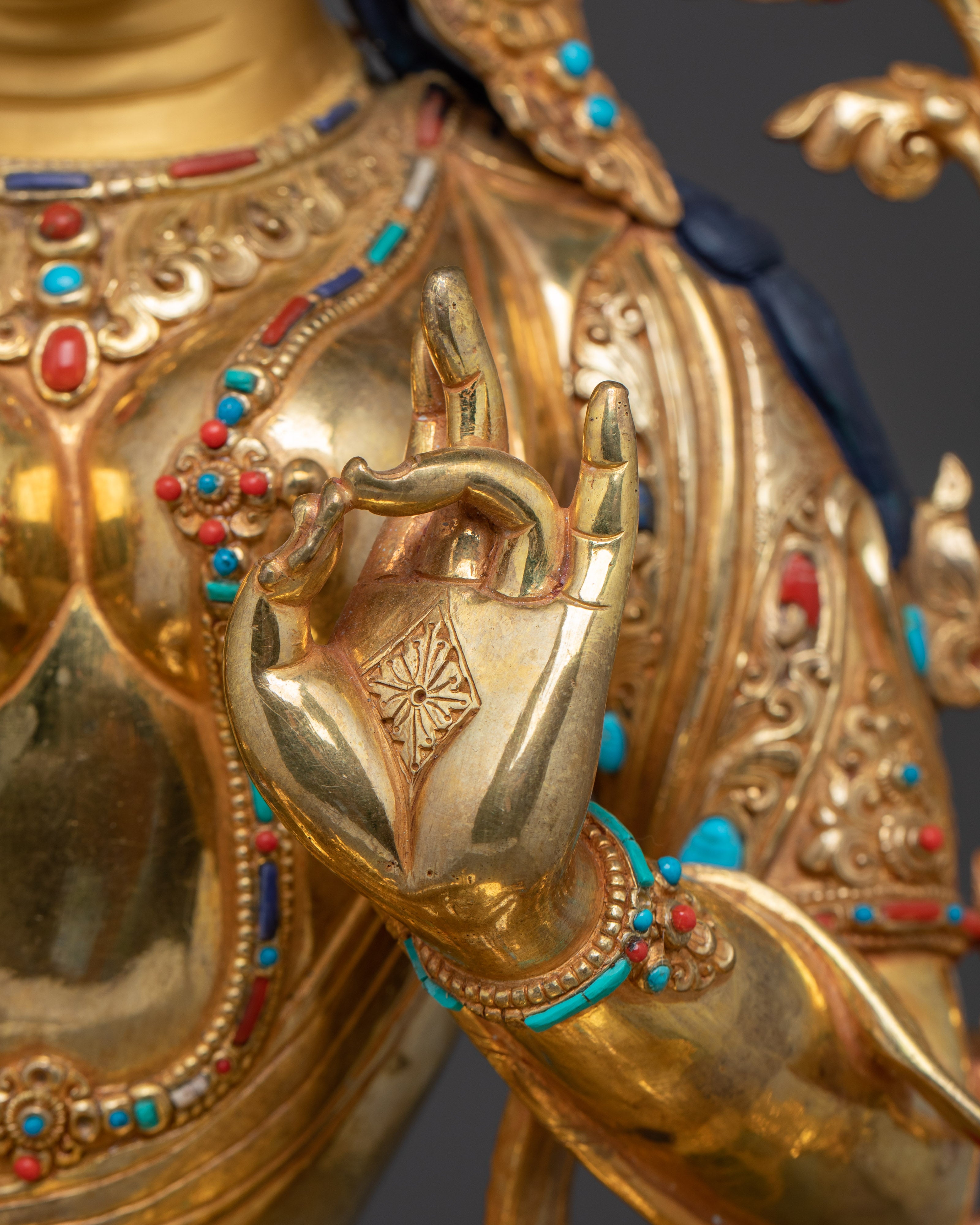 Green Tara, Protector Deity | Nepali handcrafted statue