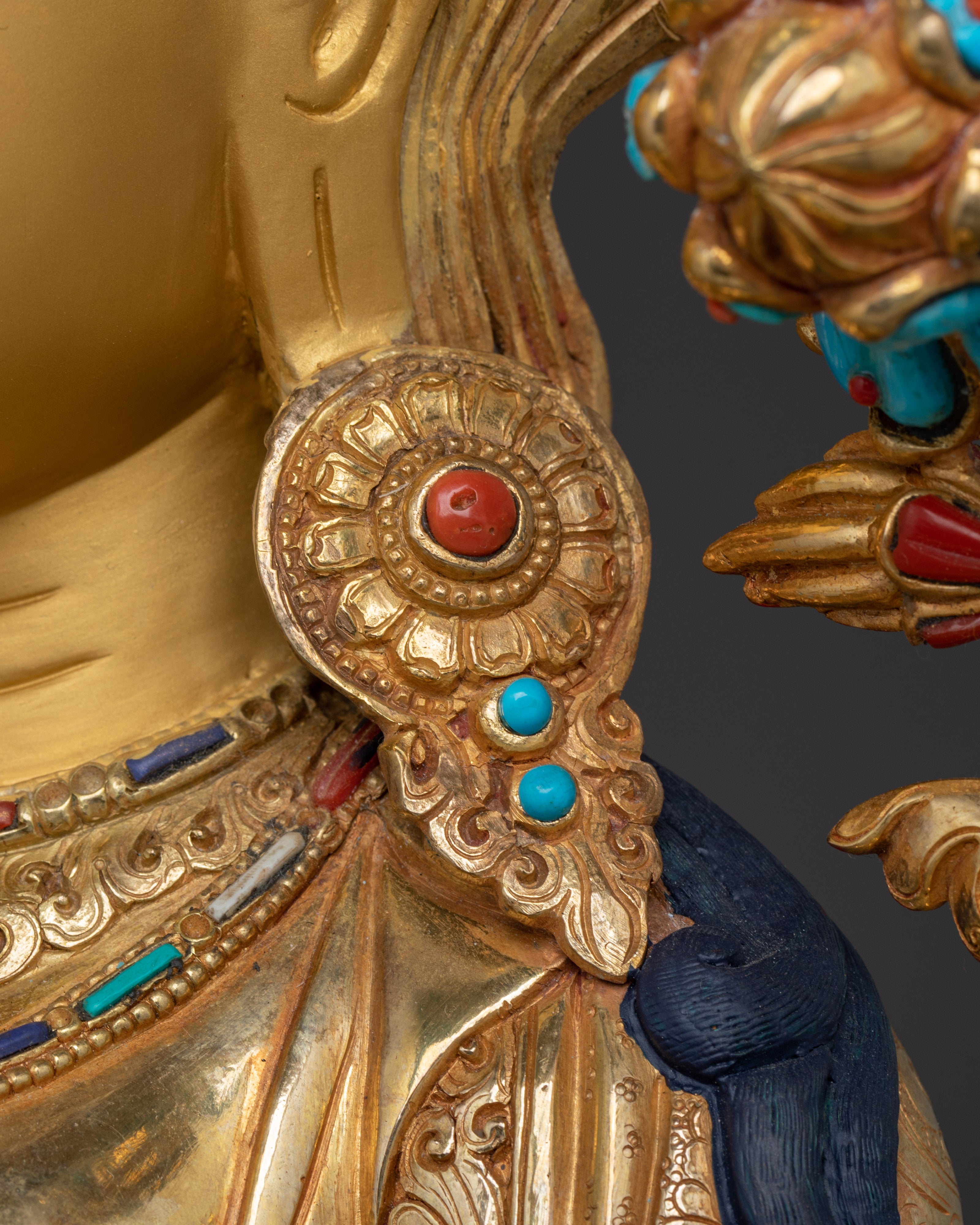 Green Tara, Protector Deity | Nepali handcrafted statue