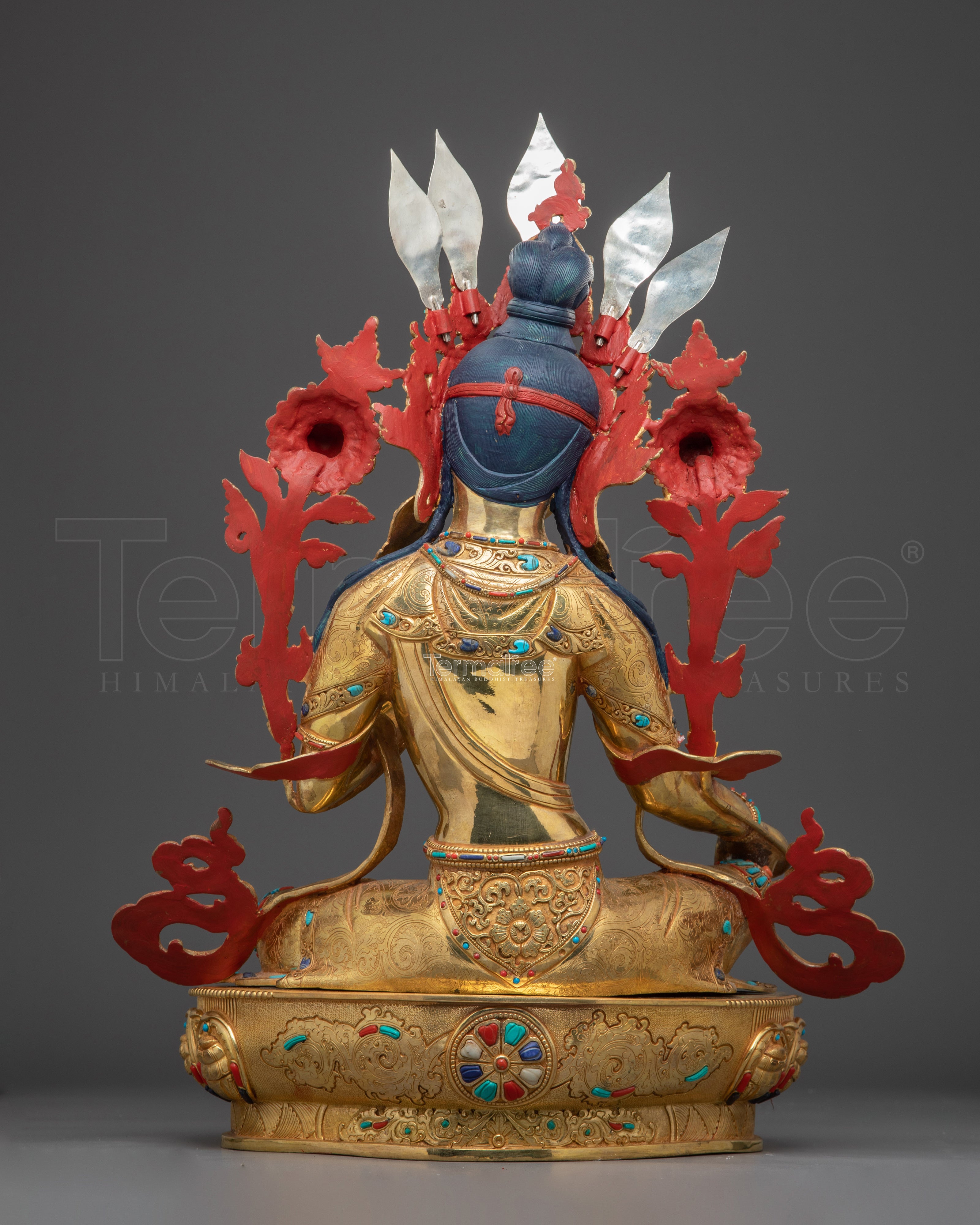 Green Tara, Protector Deity | Nepali handcrafted statue