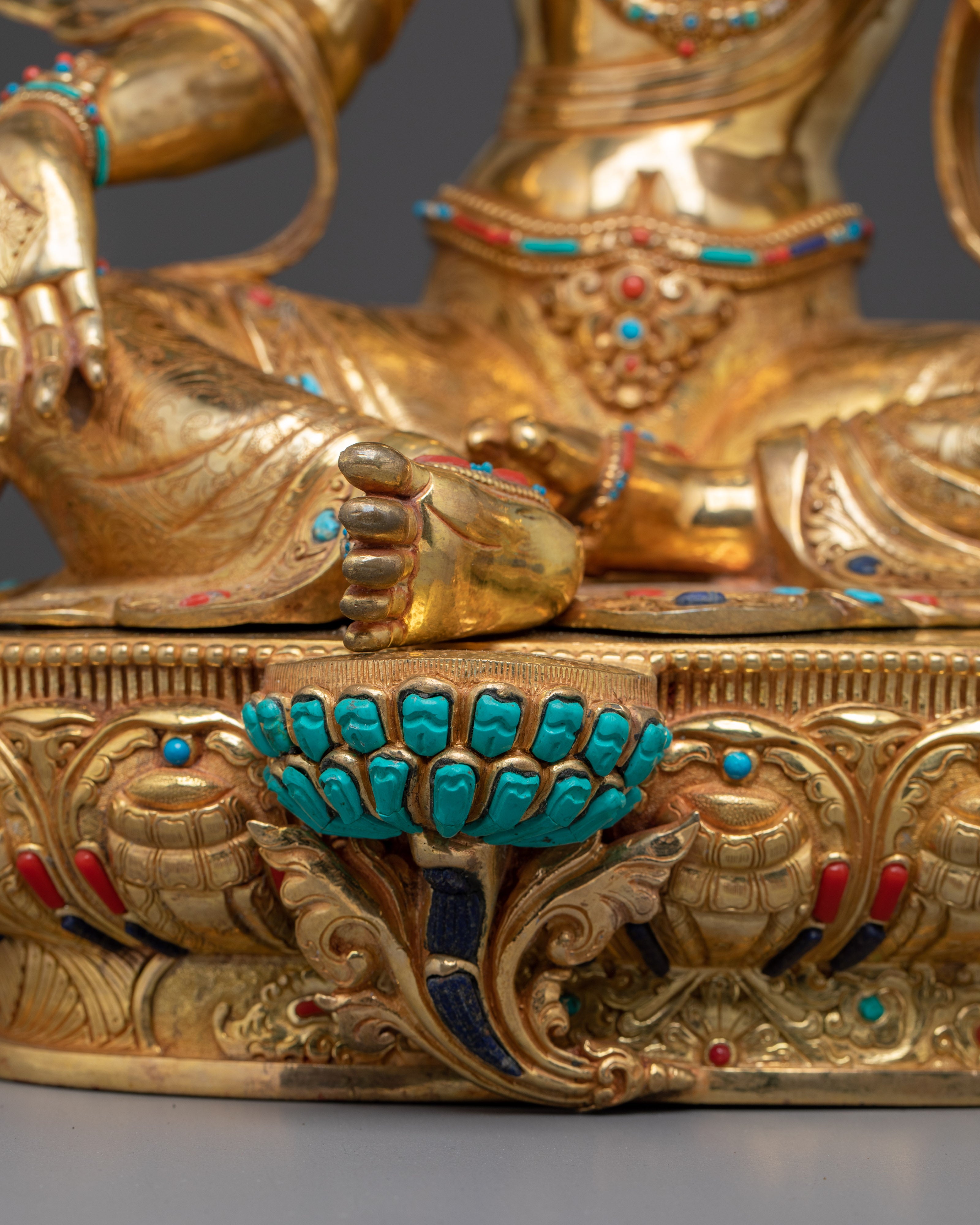 Green Tara, Protector Deity | Nepali handcrafted statue