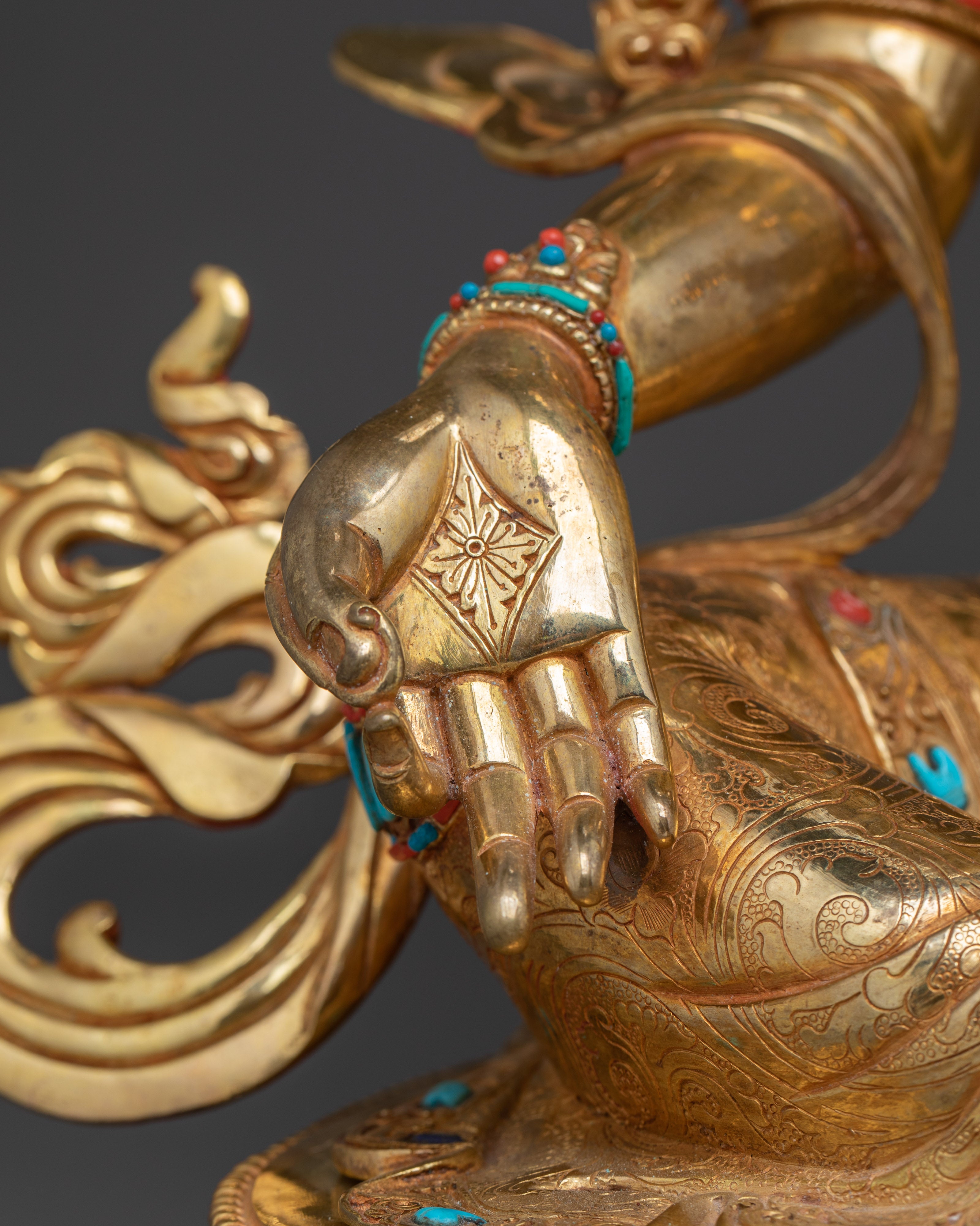 Green Tara, Protector Deity | Nepali handcrafted statue