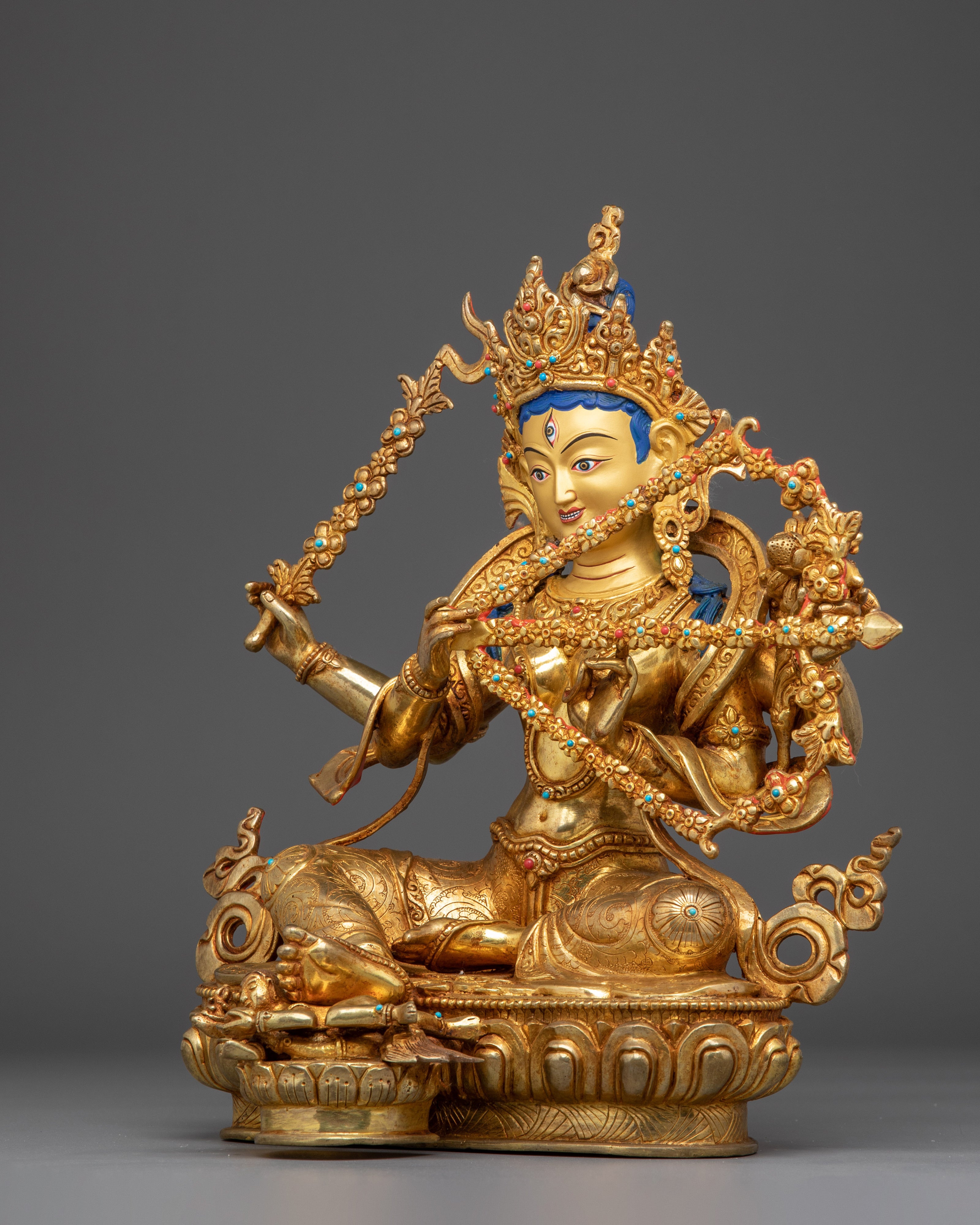 Seated Kurukulla Statue | Goddess of Magnetism