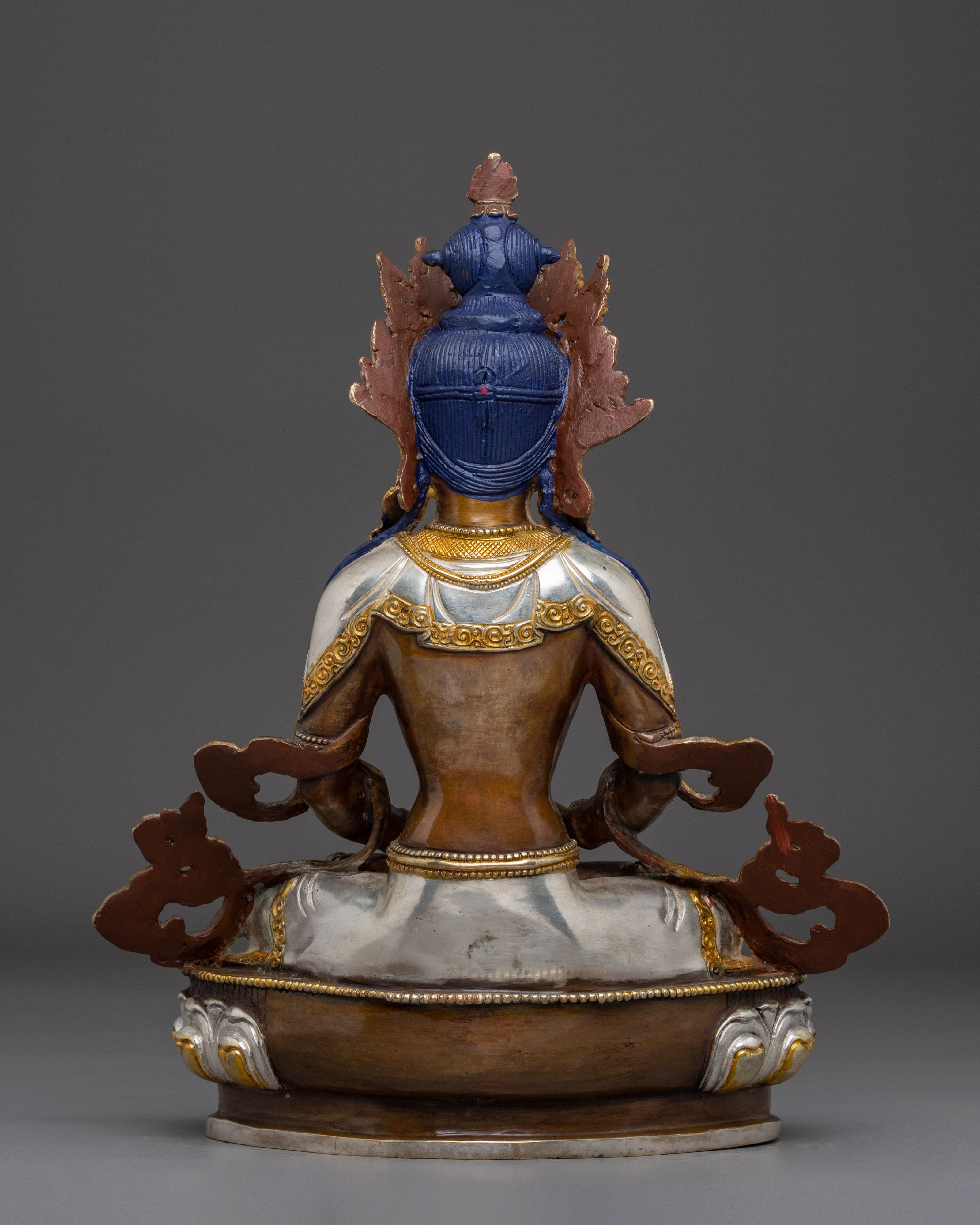 Golden Artwork of Amitayus Bodhisattva for Spirituality
