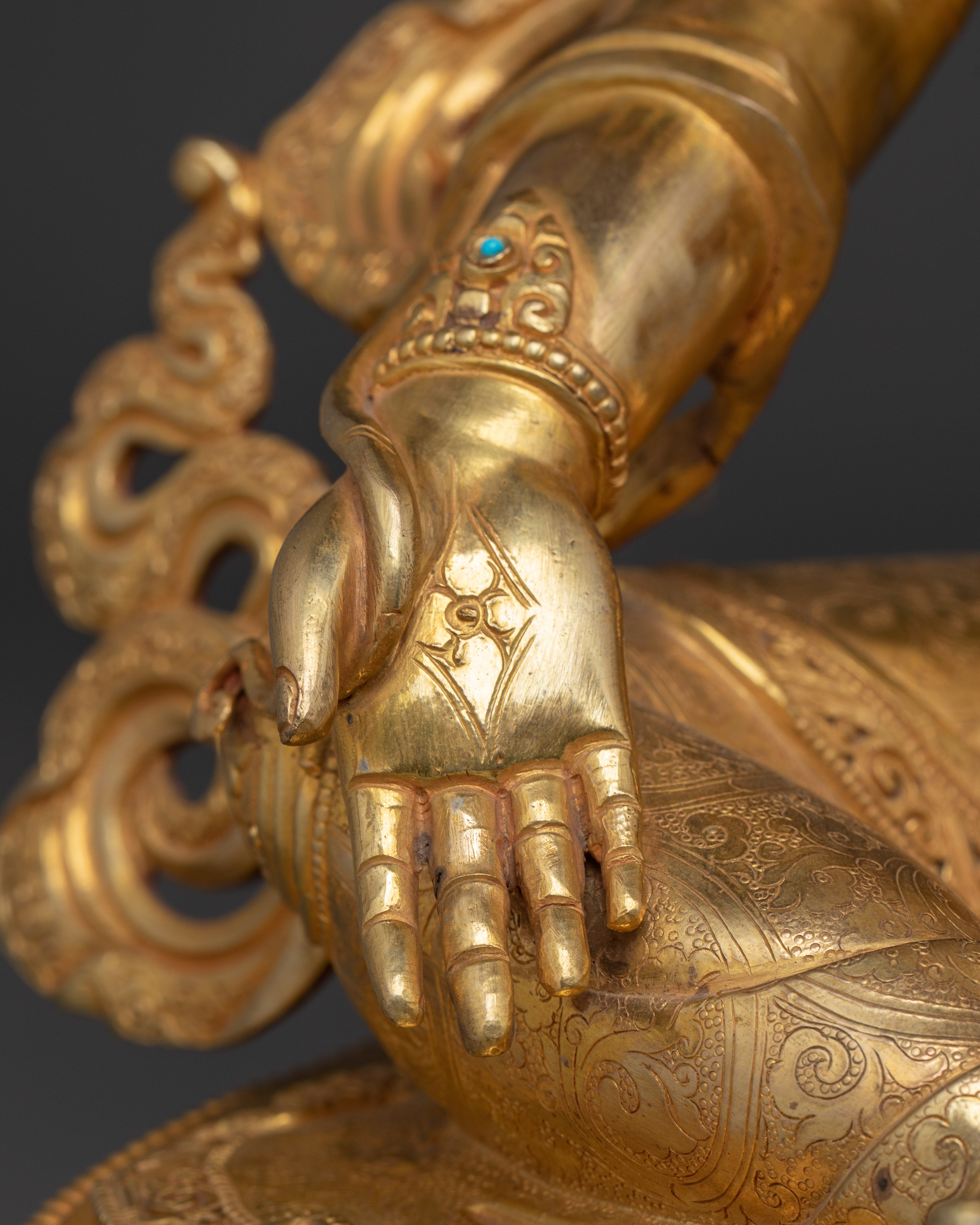 Radiant Green Tara Sculpture - Mother of Compassion and Liberation