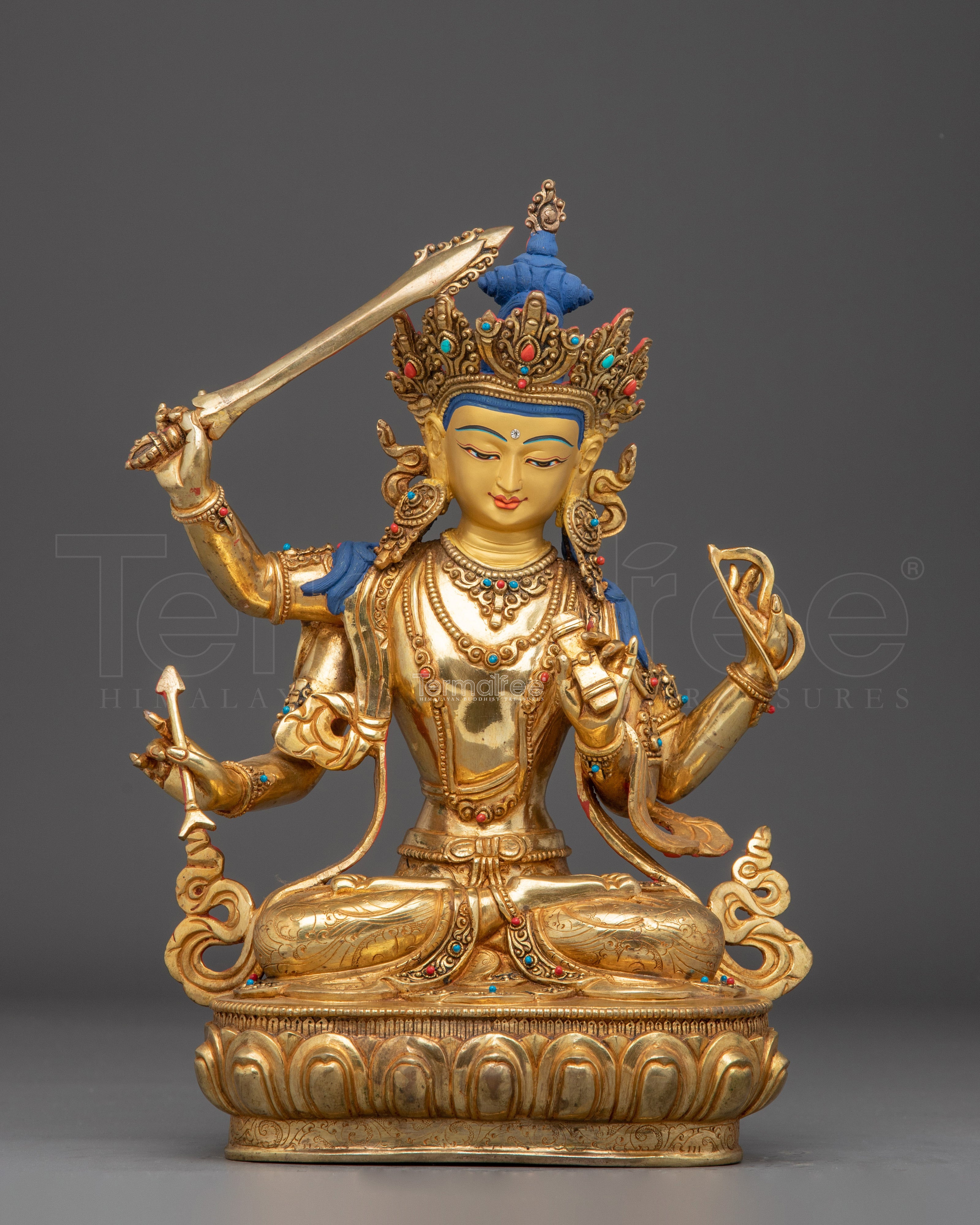 Manjushri Artwork: Enlightenment Figure