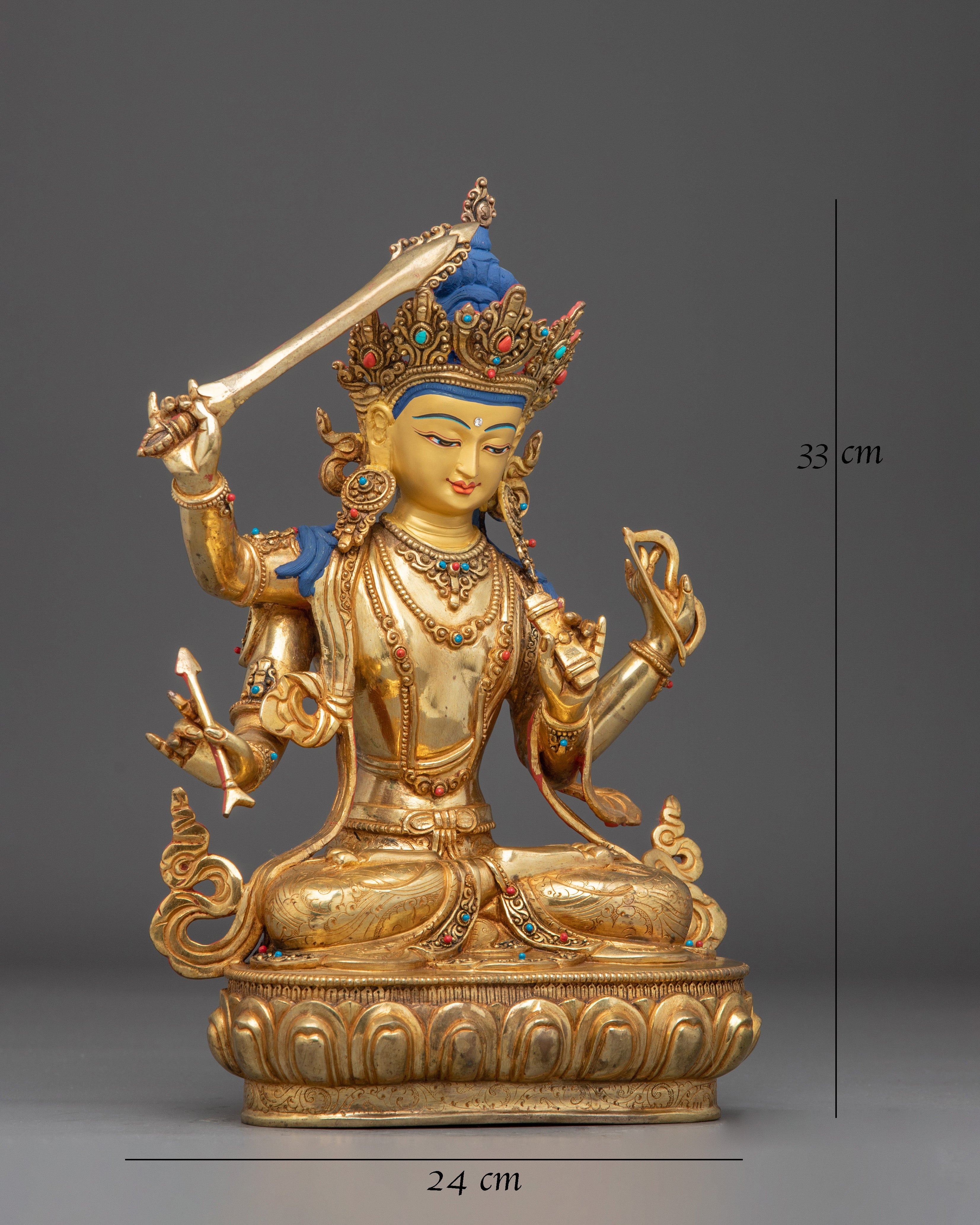 Manjushri Artwork: Enlightenment Figure
