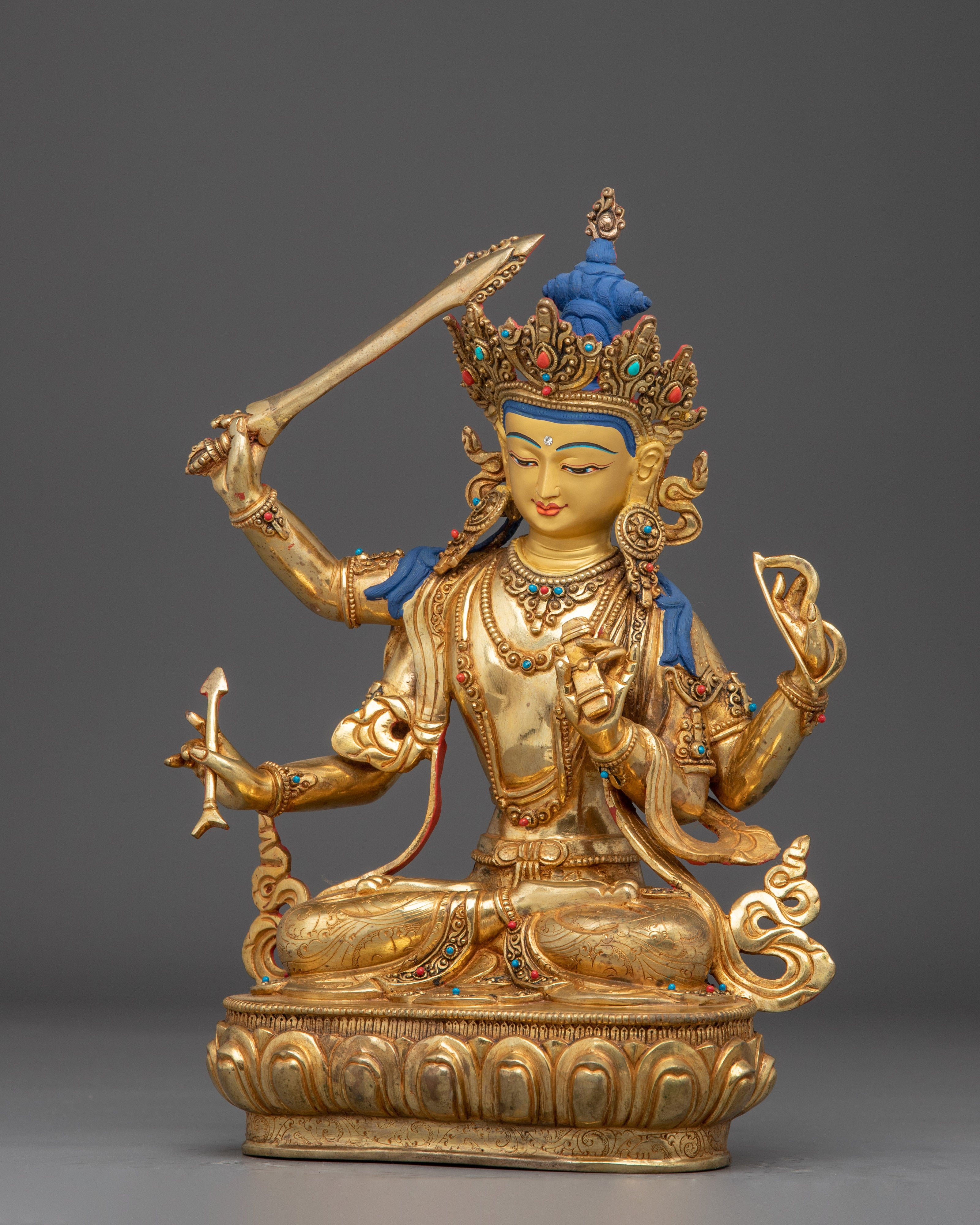 Manjushri Artwork: Enlightenment Figure