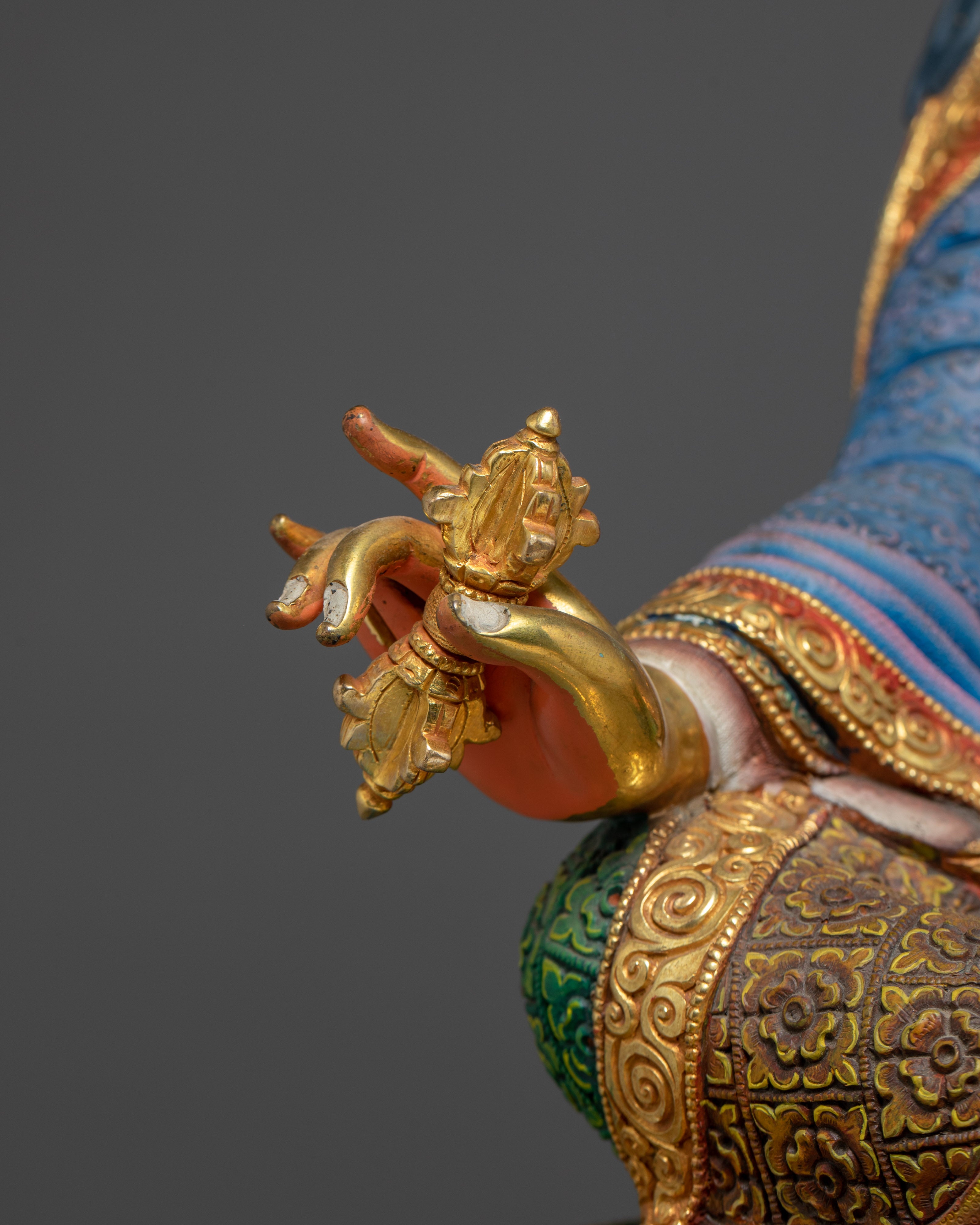 The Golden Guru Rinpoche Statue | Himalayan Handcrafted Artwork