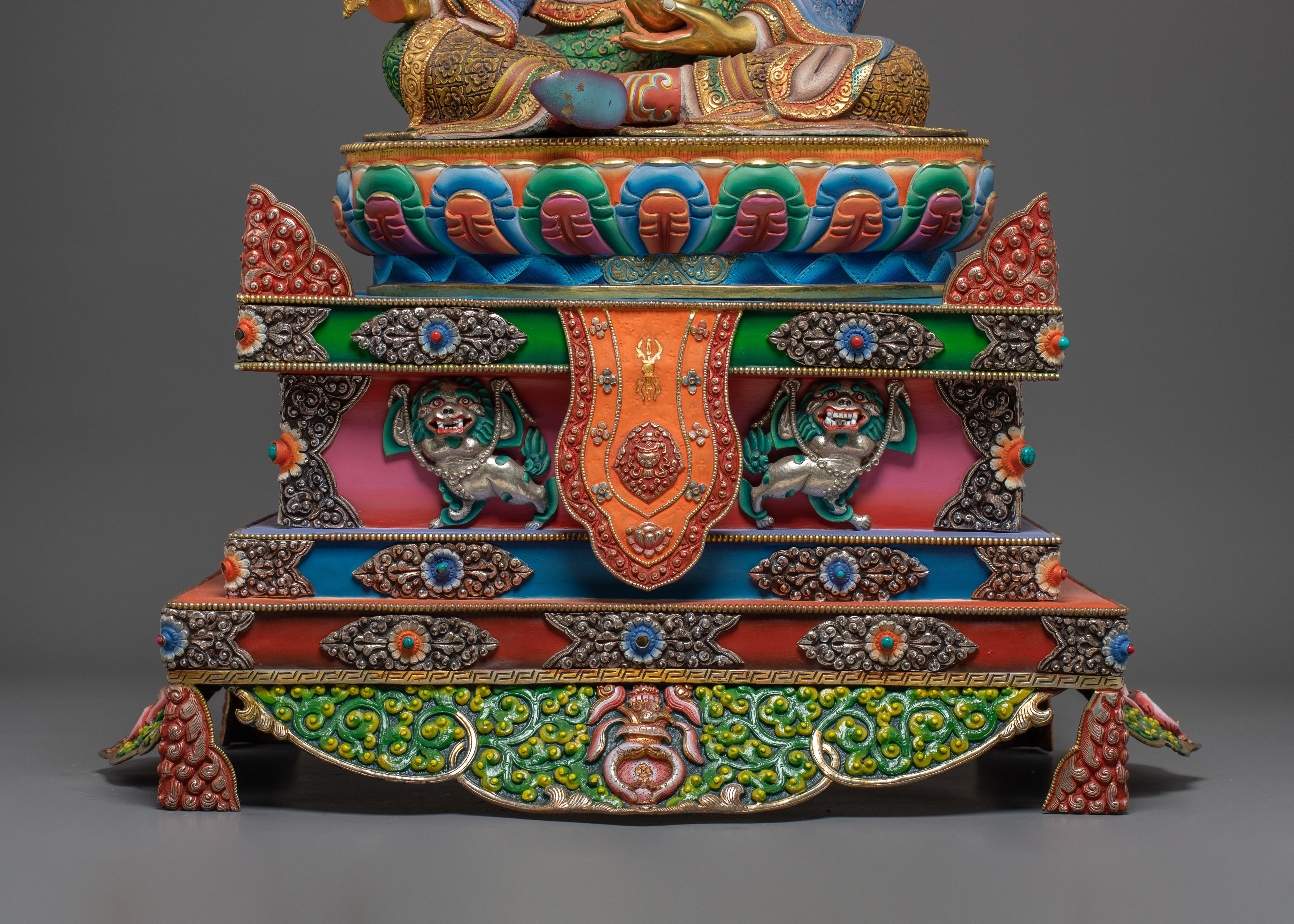 The Golden Guru Rinpoche Statue | Himalayan Handcrafted Artwork