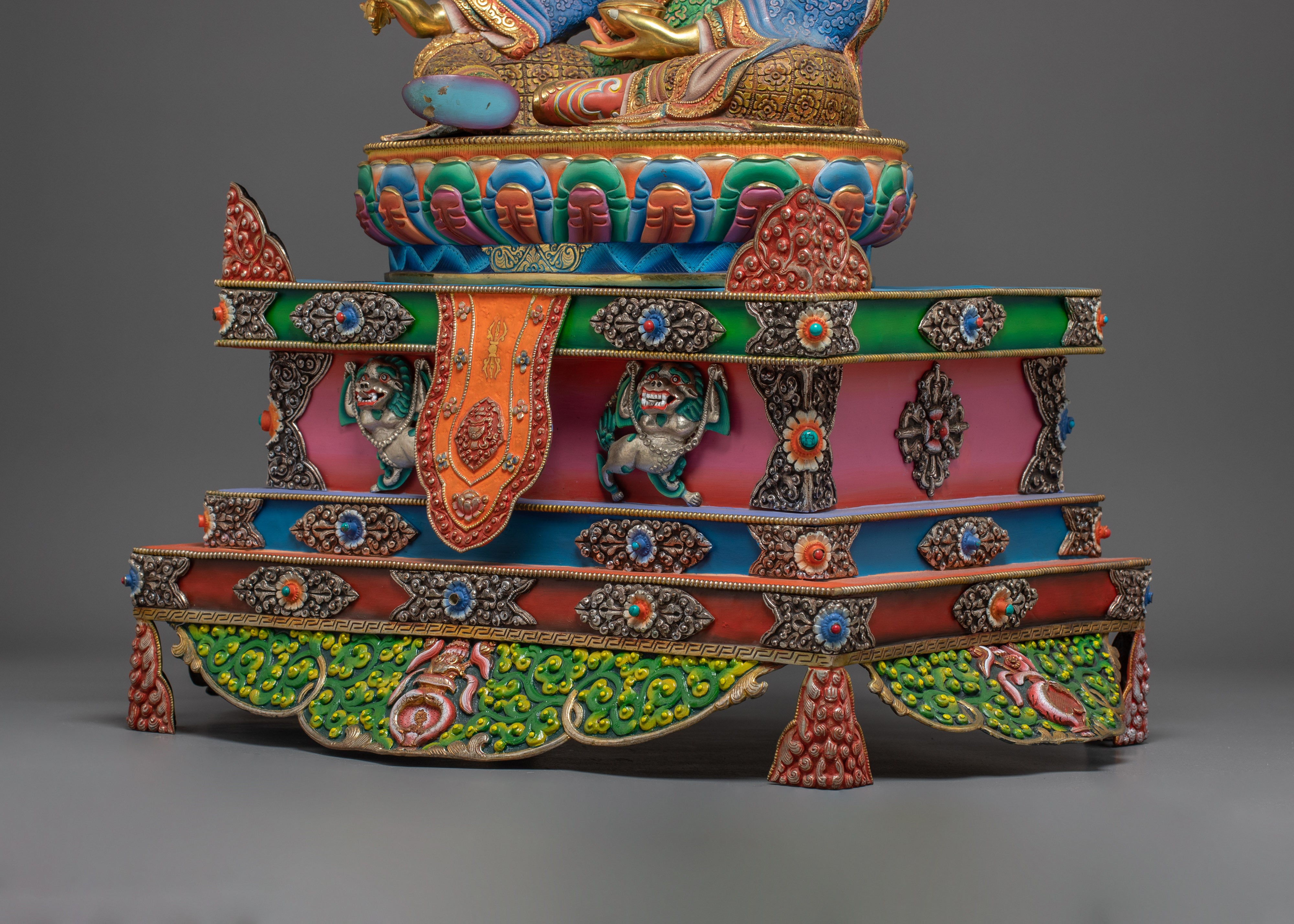 The Golden Guru Rinpoche Statue | Himalayan Handcrafted Artwork