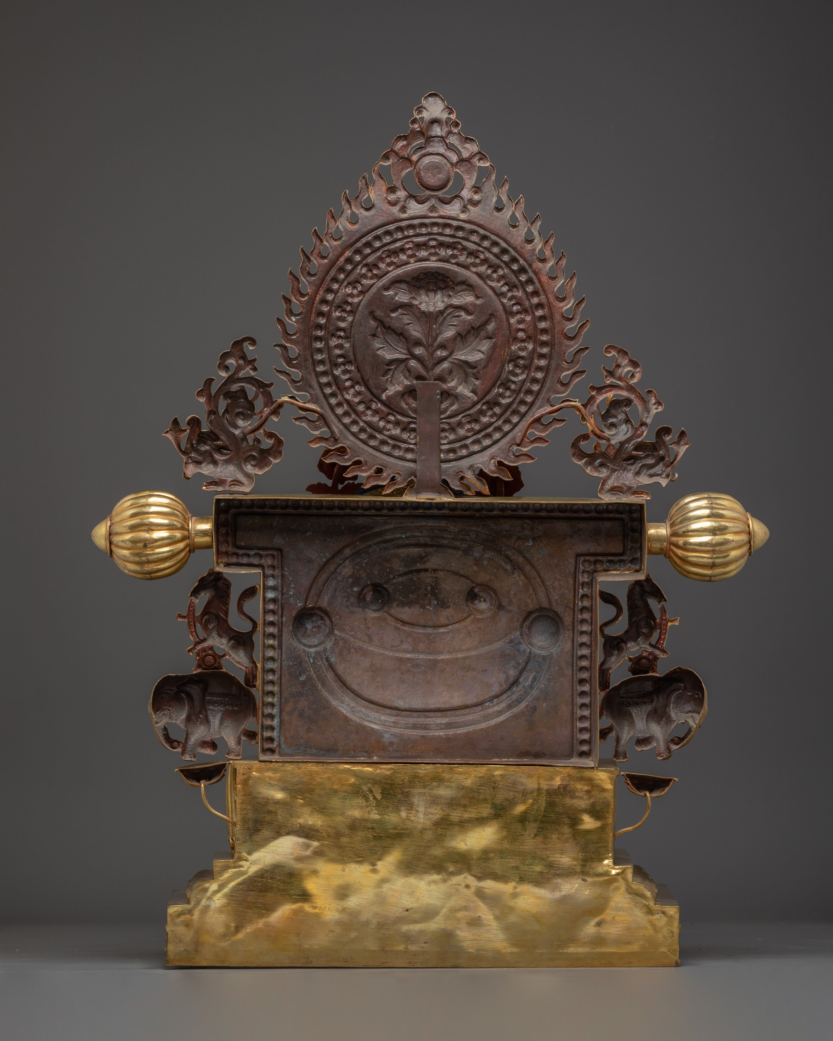 Handmade Buddhist White Tara Statue on Throne