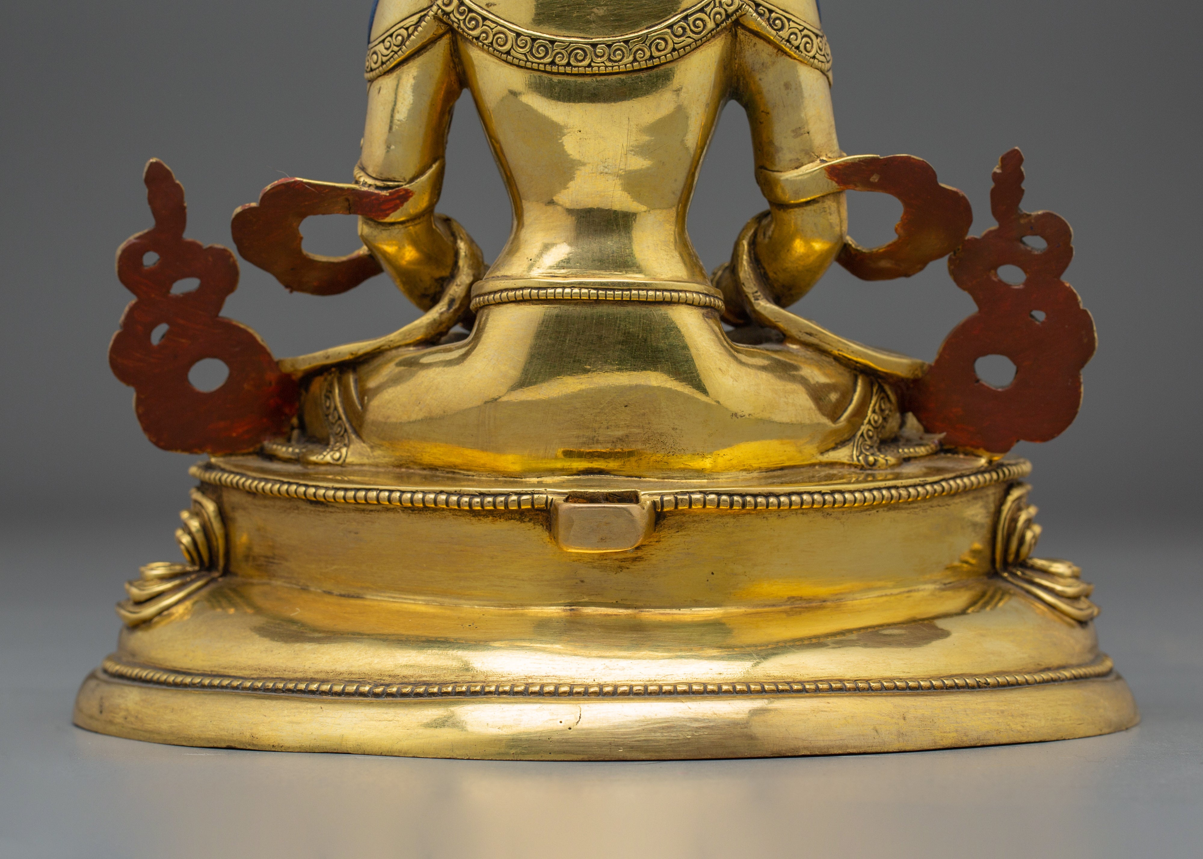 Four-Headed Vairocana Golden Statue | The Cosmic Buddha