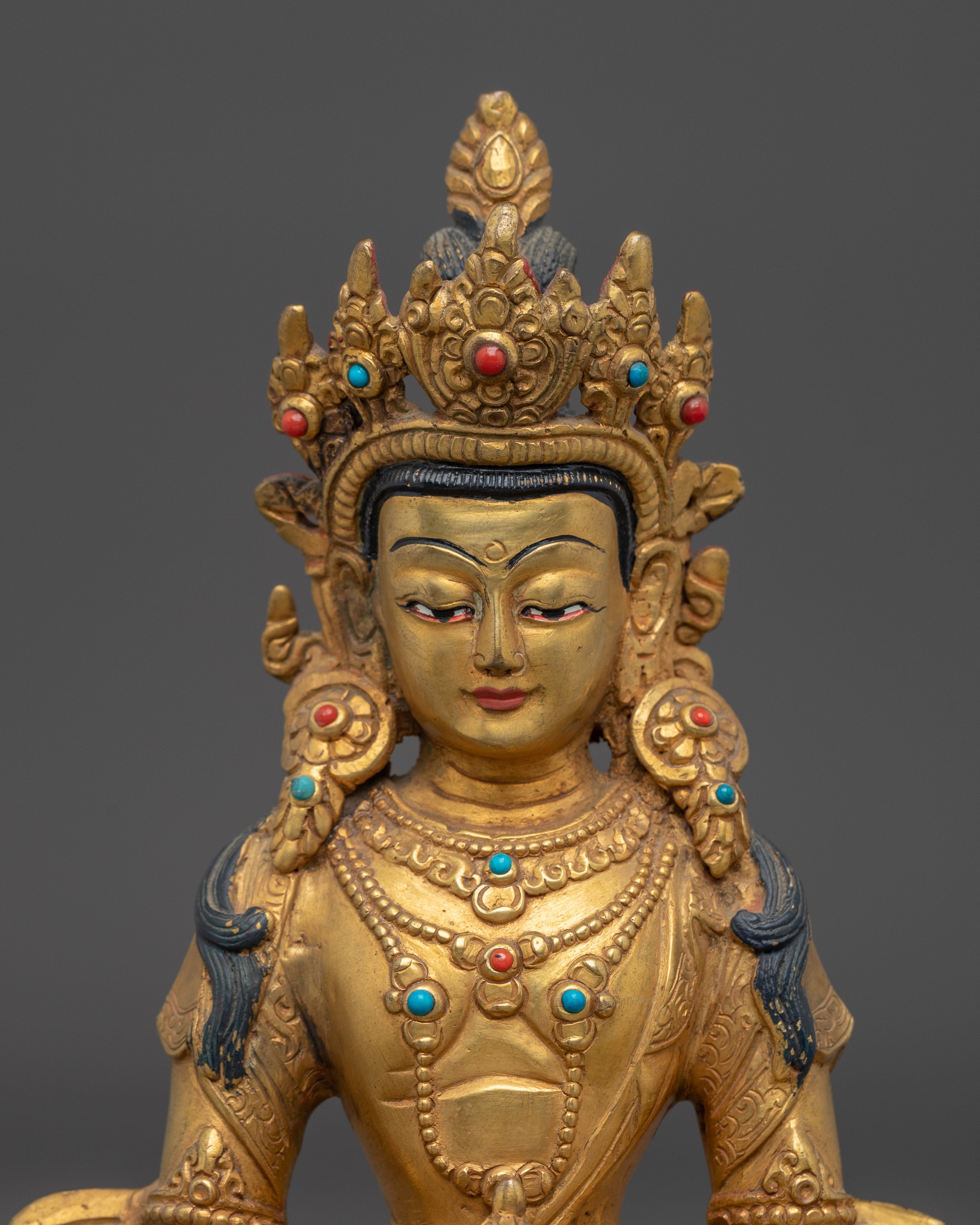 Mitrugpa Himalayan Statue: Akshobhya Buddha Artwork