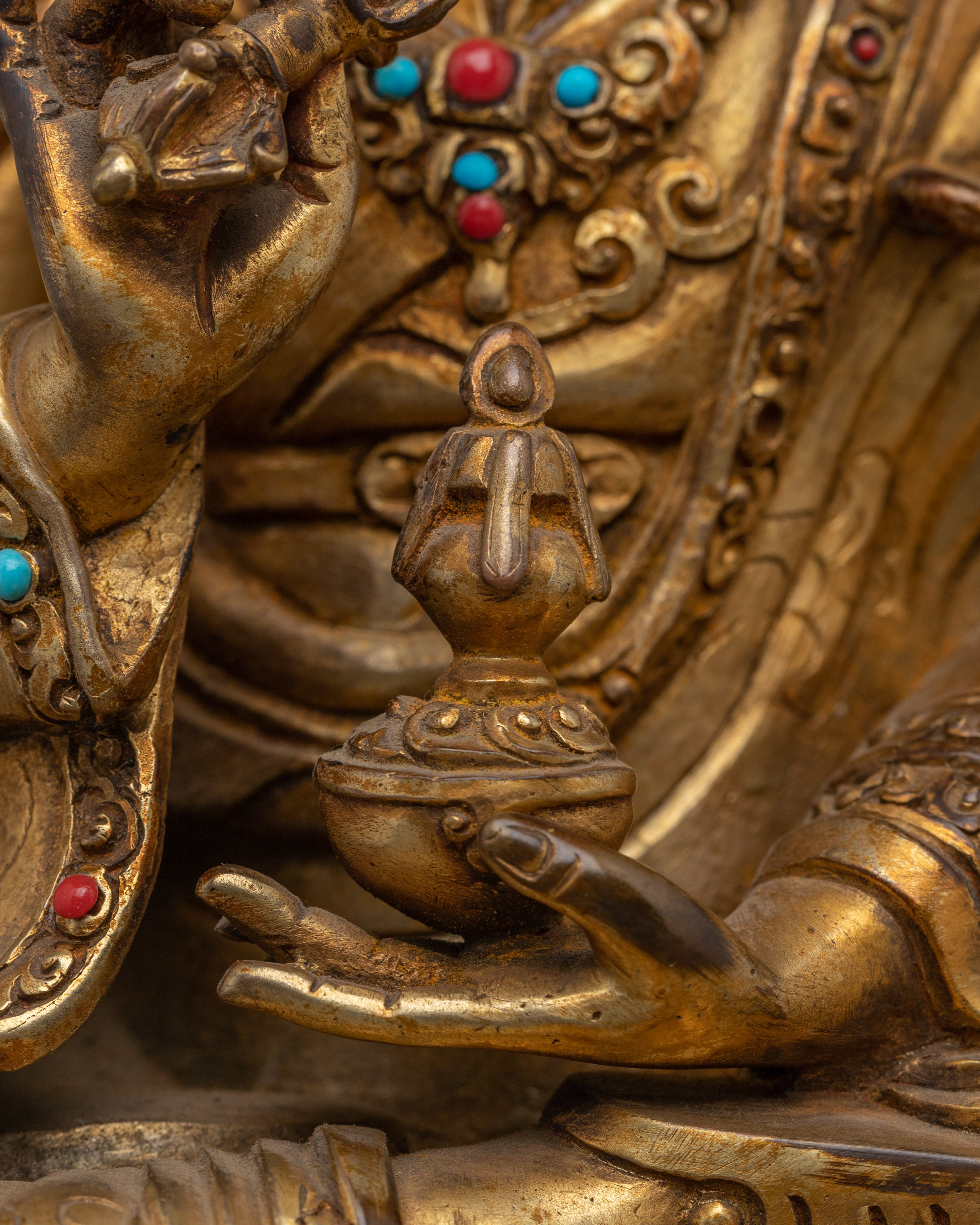 Statue of Guru Tsokye Dorje: Form of Padmasambhava