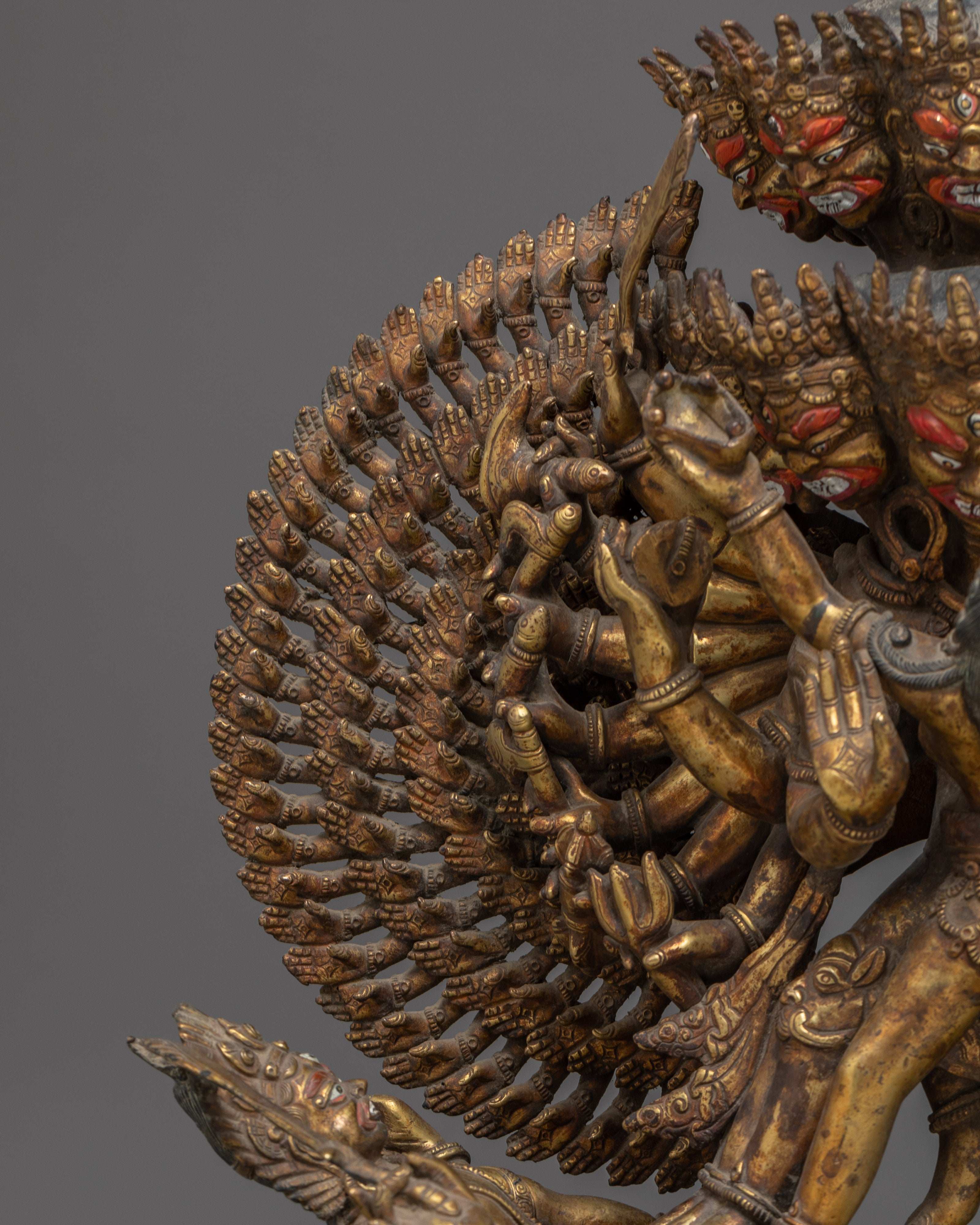 Handmade Vishwarupa Statue | Manifestation of Lord Vishnu