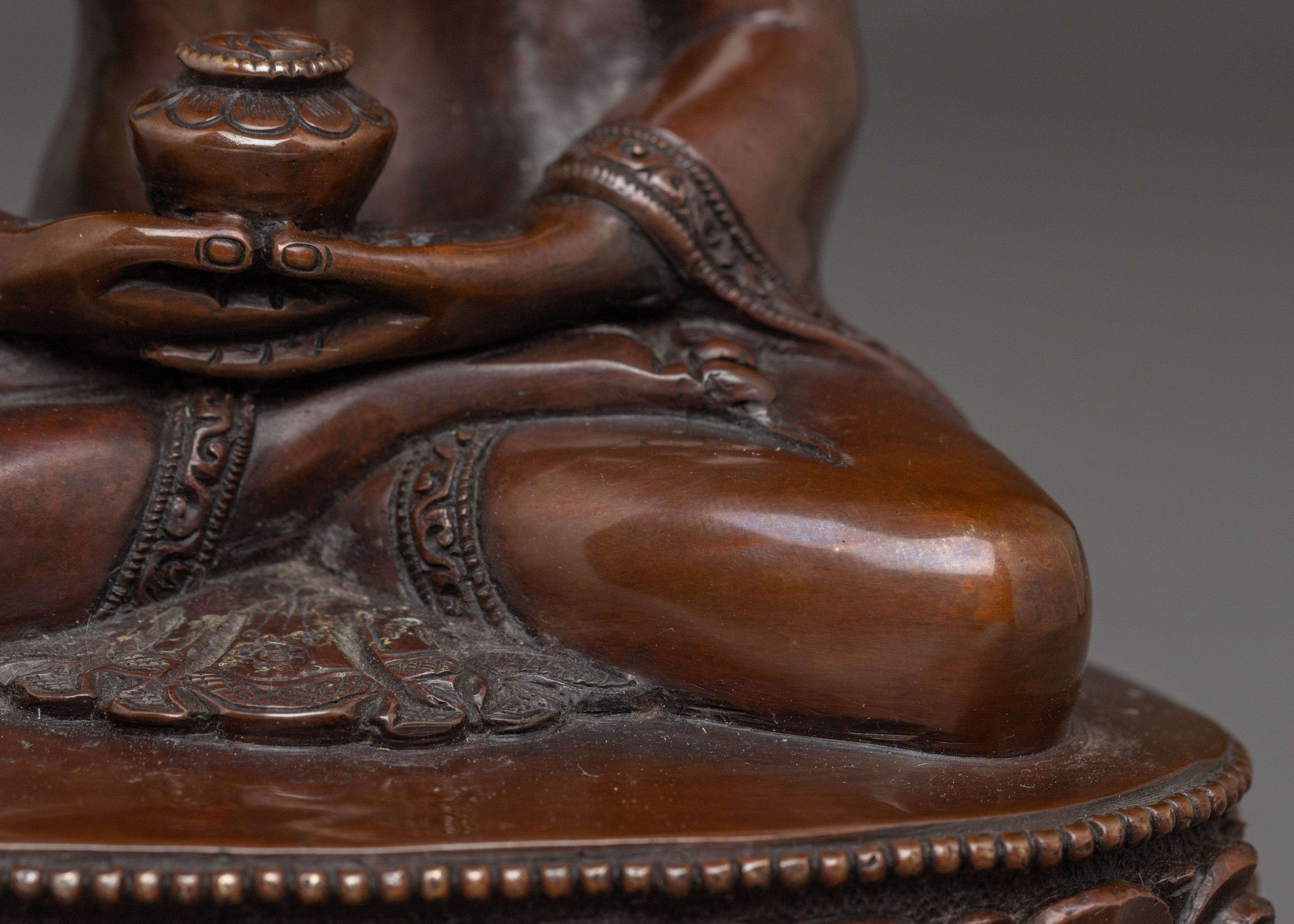 Amitabha Buddha Figurine : Himalayan Handmade Artwork