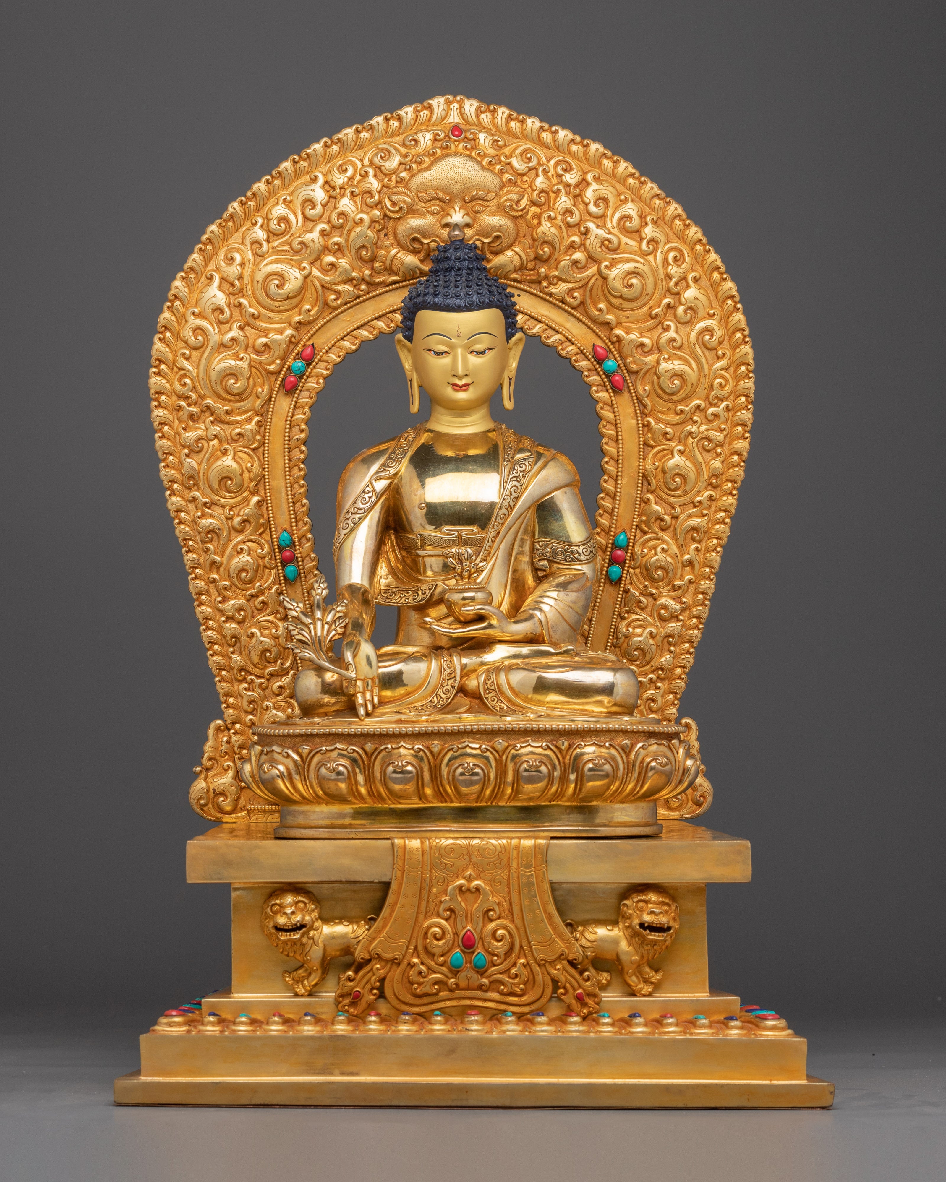 Handmade Healing Buddha Statue: The Compassionate Healer