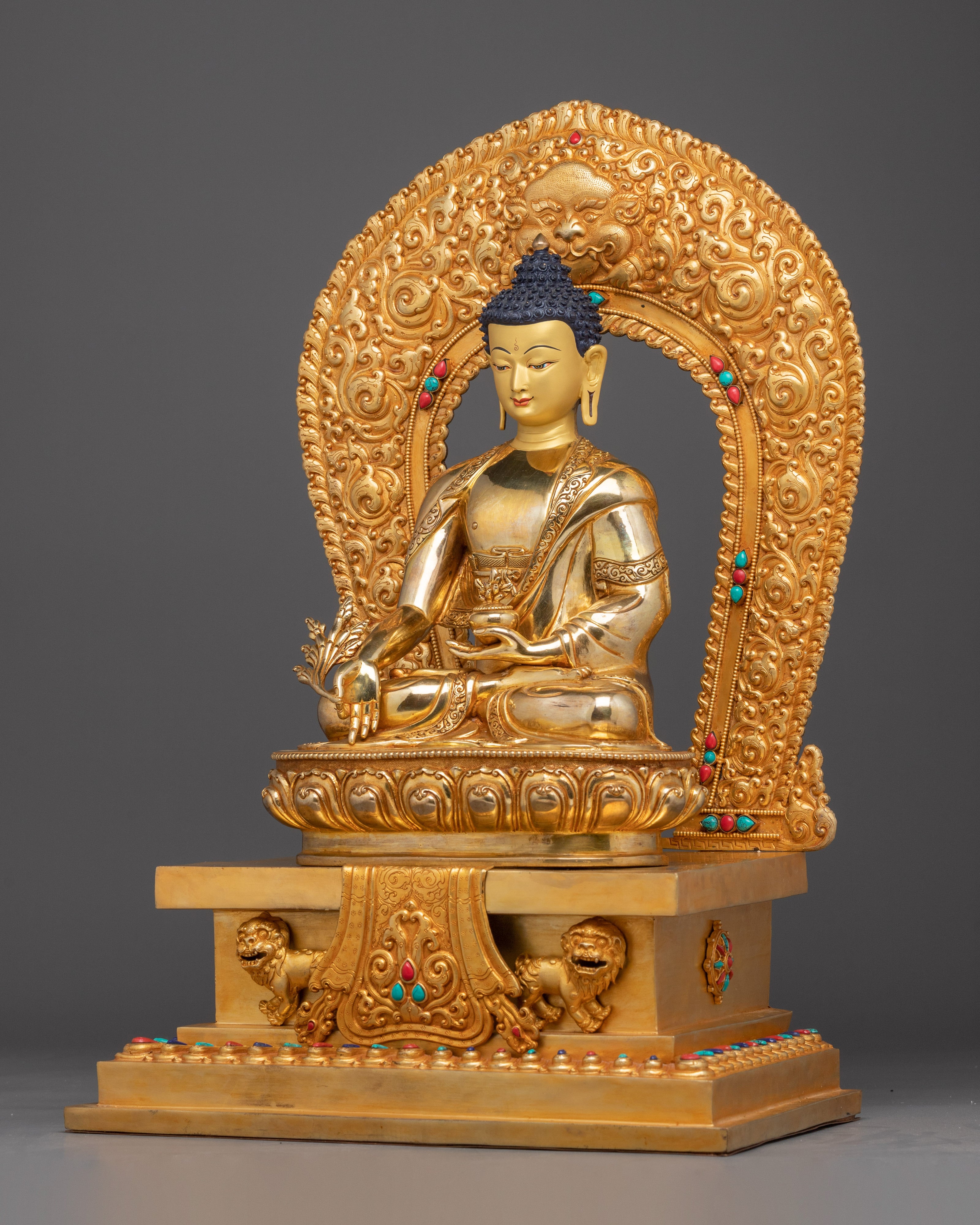 Handmade Healing Buddha Statue: The Compassionate Healer