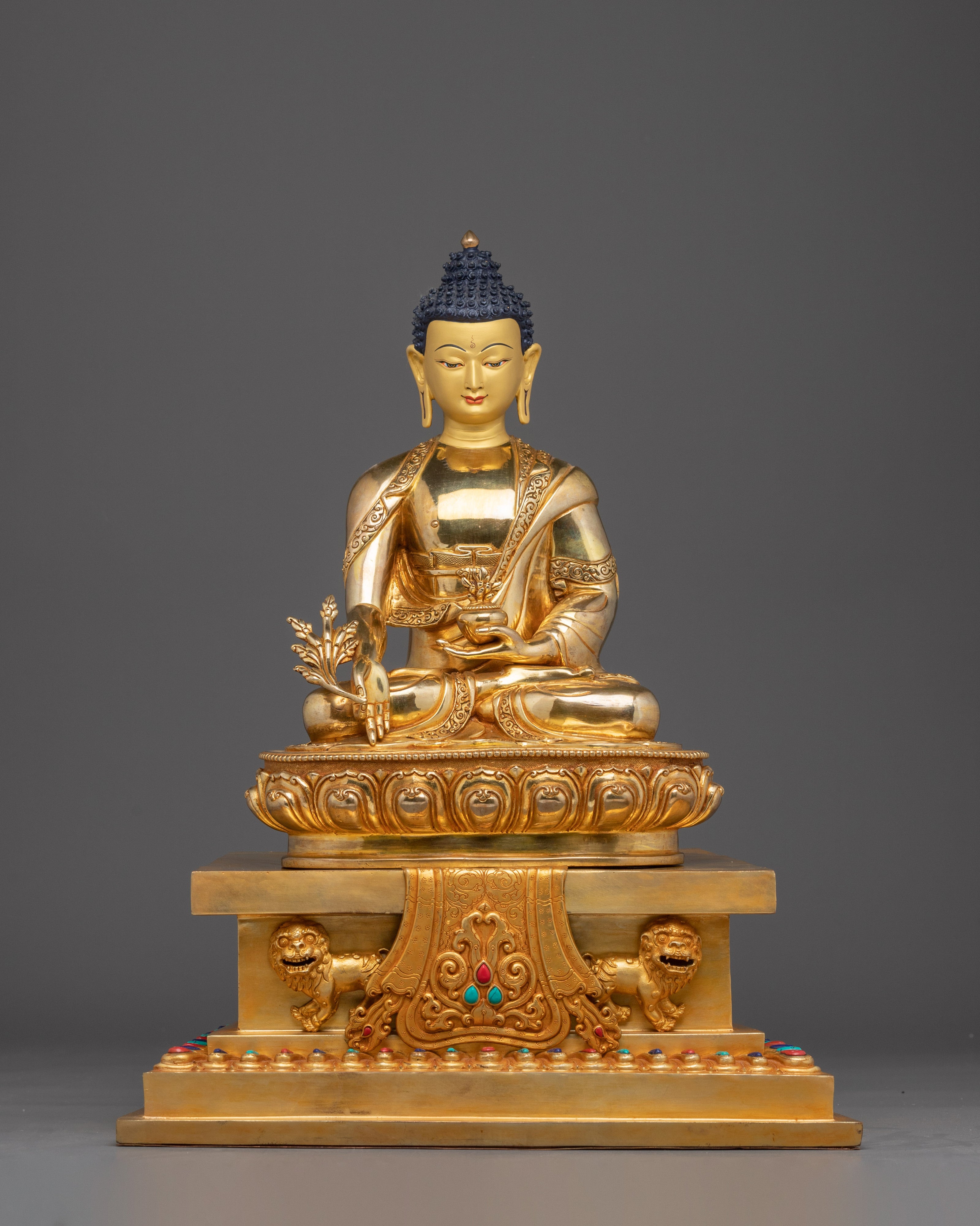Handmade Healing Buddha Statue: The Compassionate Healer
