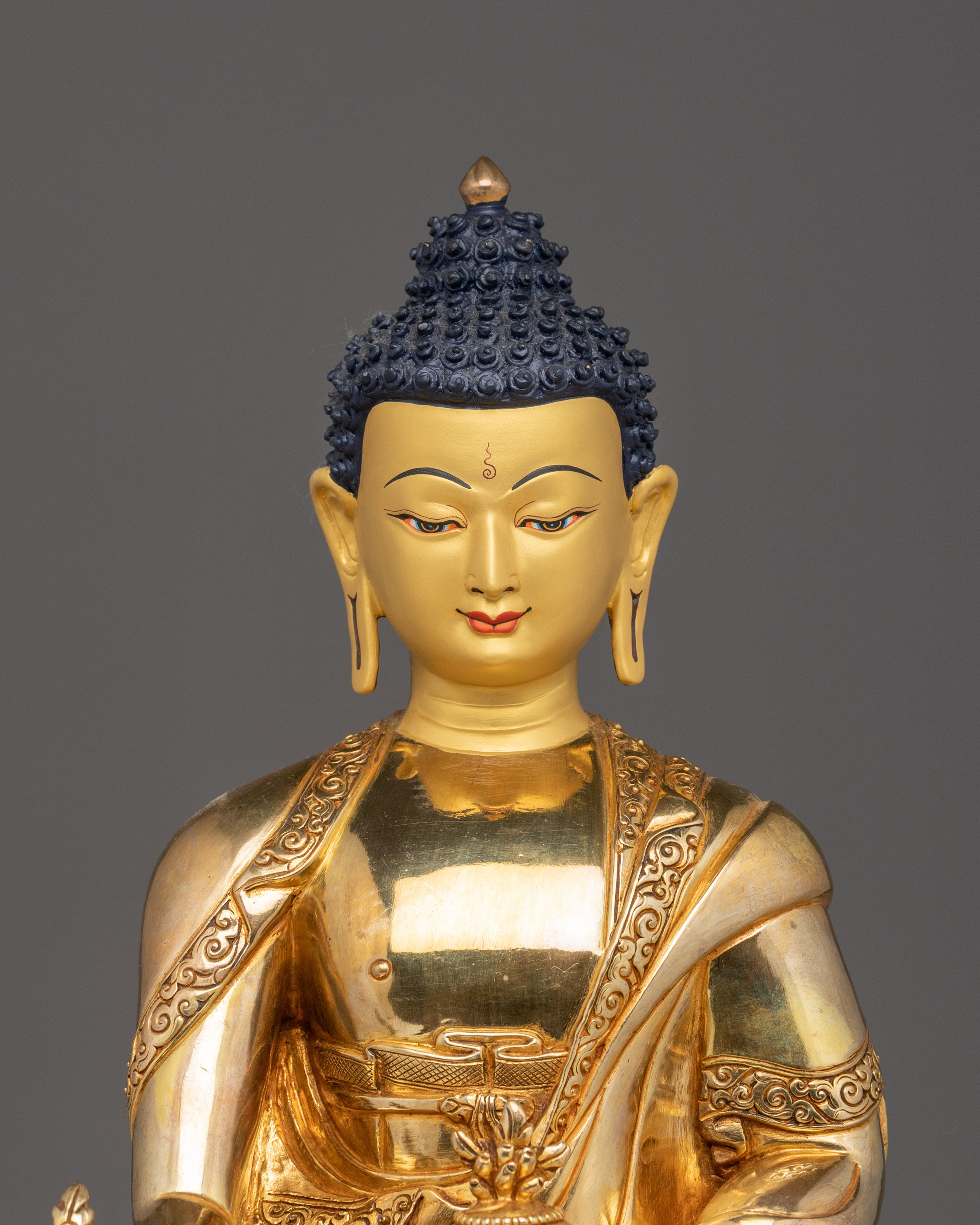 Handmade Healing Buddha Statue: The Compassionate Healer