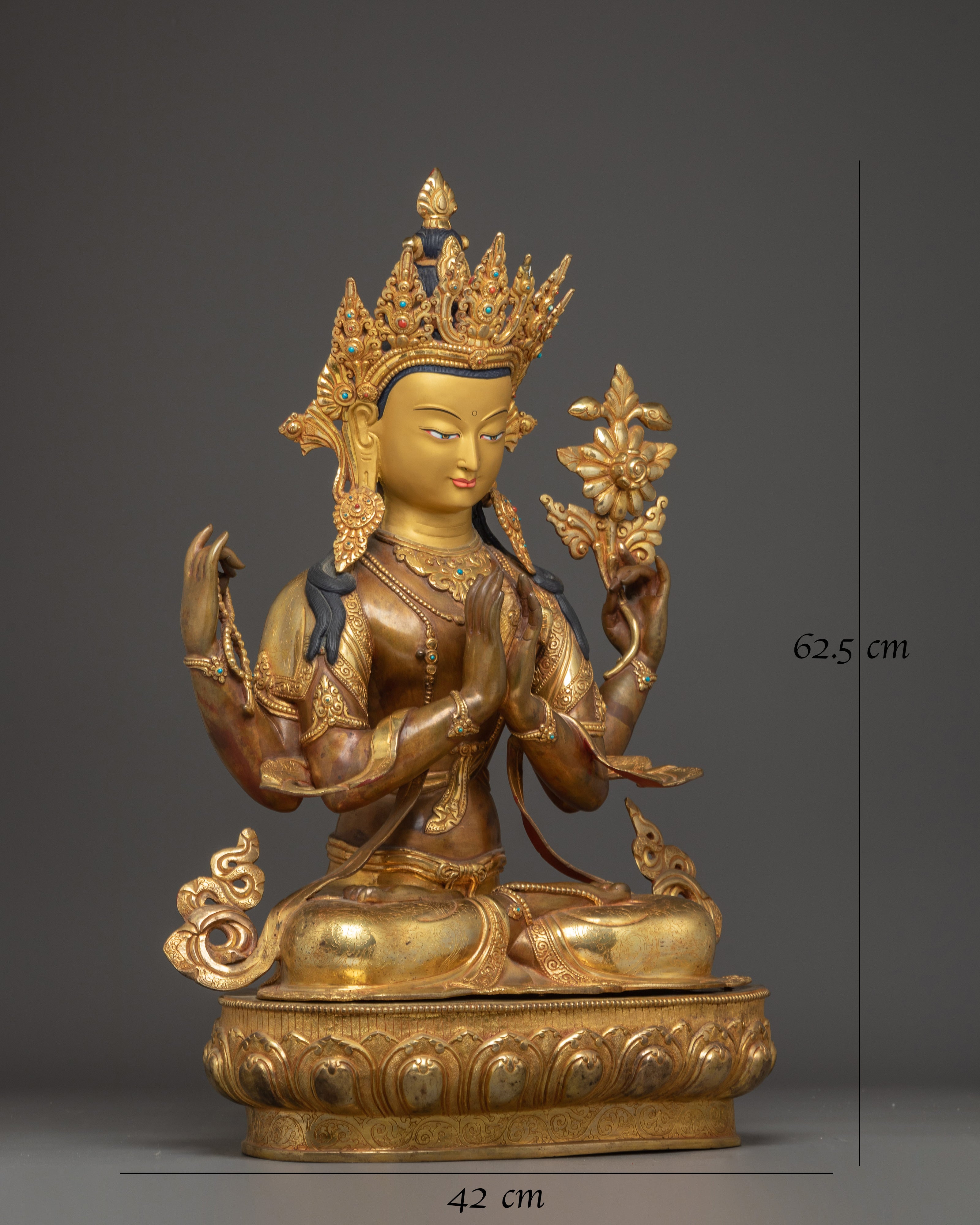 Statue of Chenrezig: The Bodhisattva of Infinite Compassion