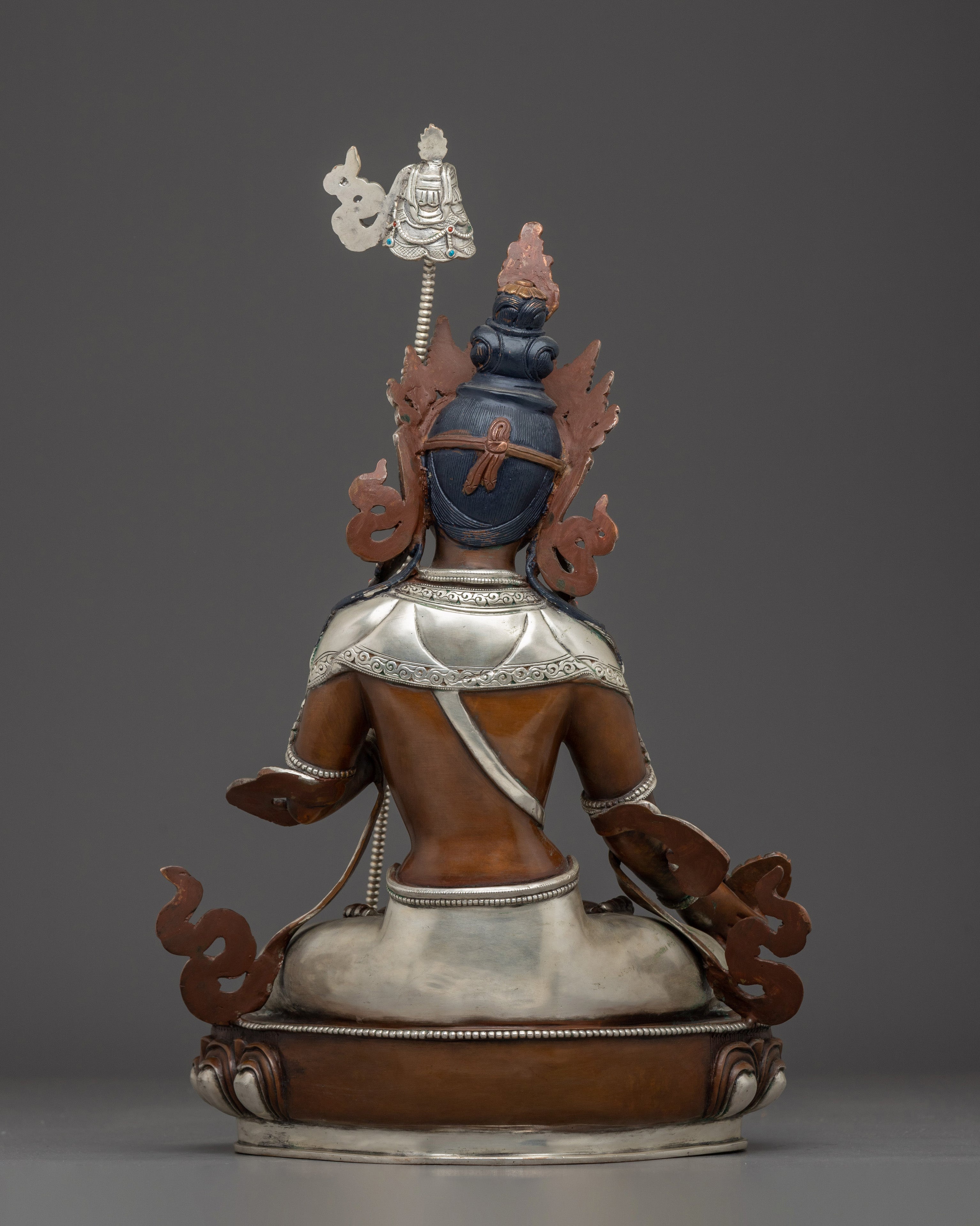 Three Eyes Beautiful Deity Dukar Art - Symbol of Protection and Liberation