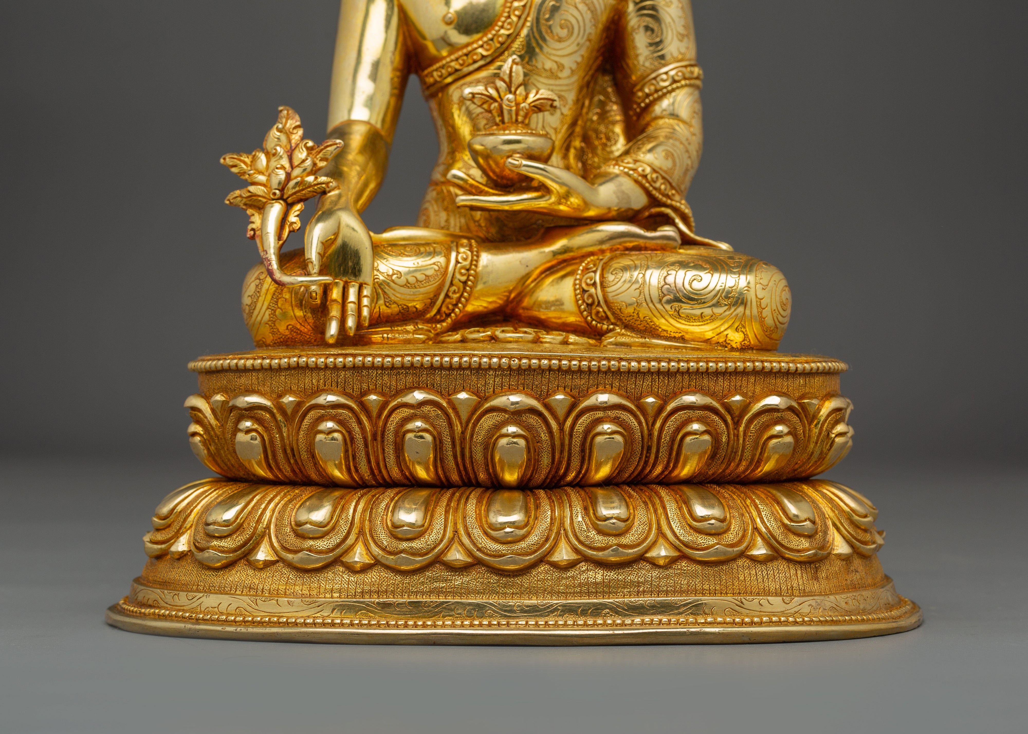 Serene Healer Medicine Buddha Artwork - Also known as Bhaisajyaguru