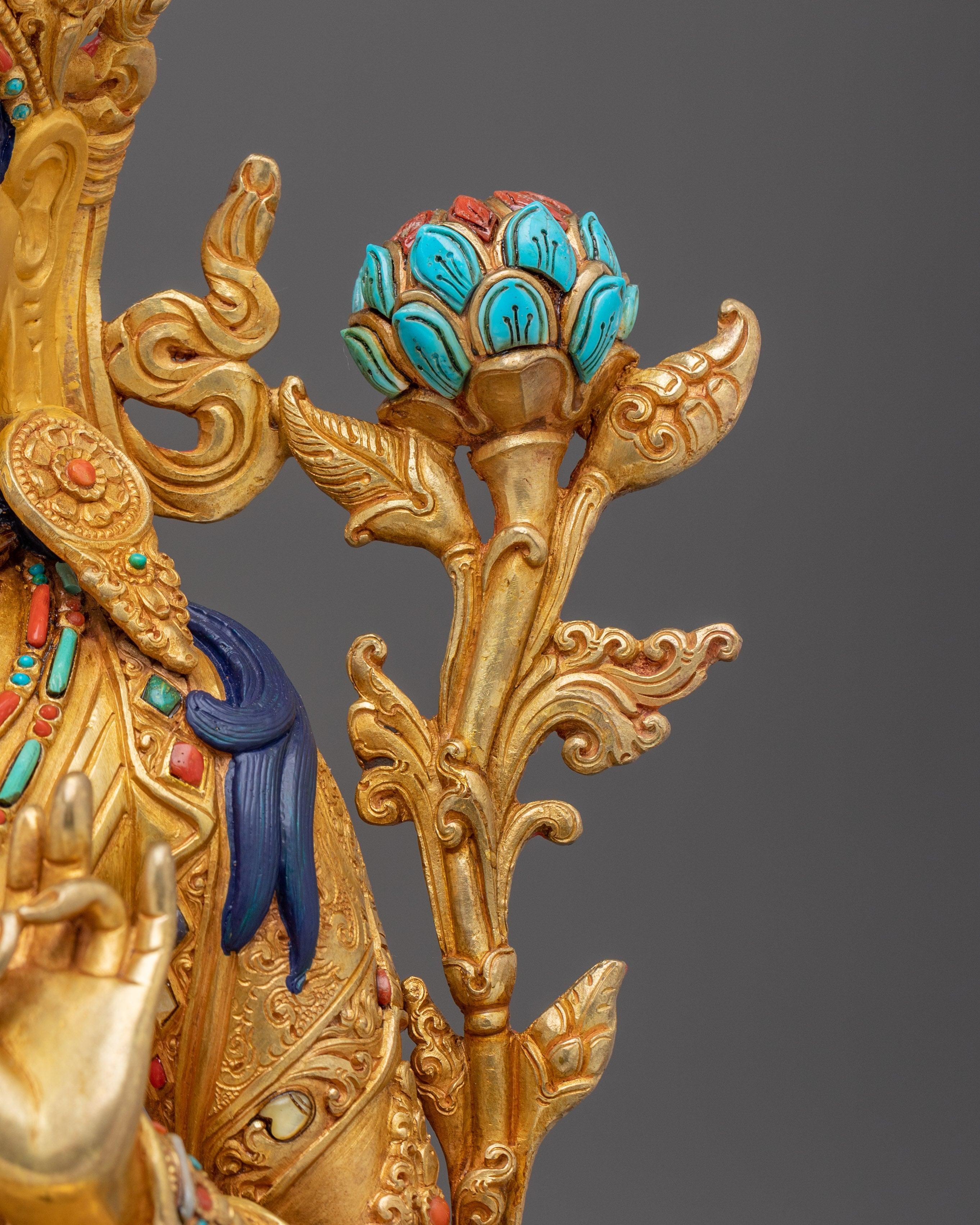 Green Tara Handmade Statue: Mother of Liberation