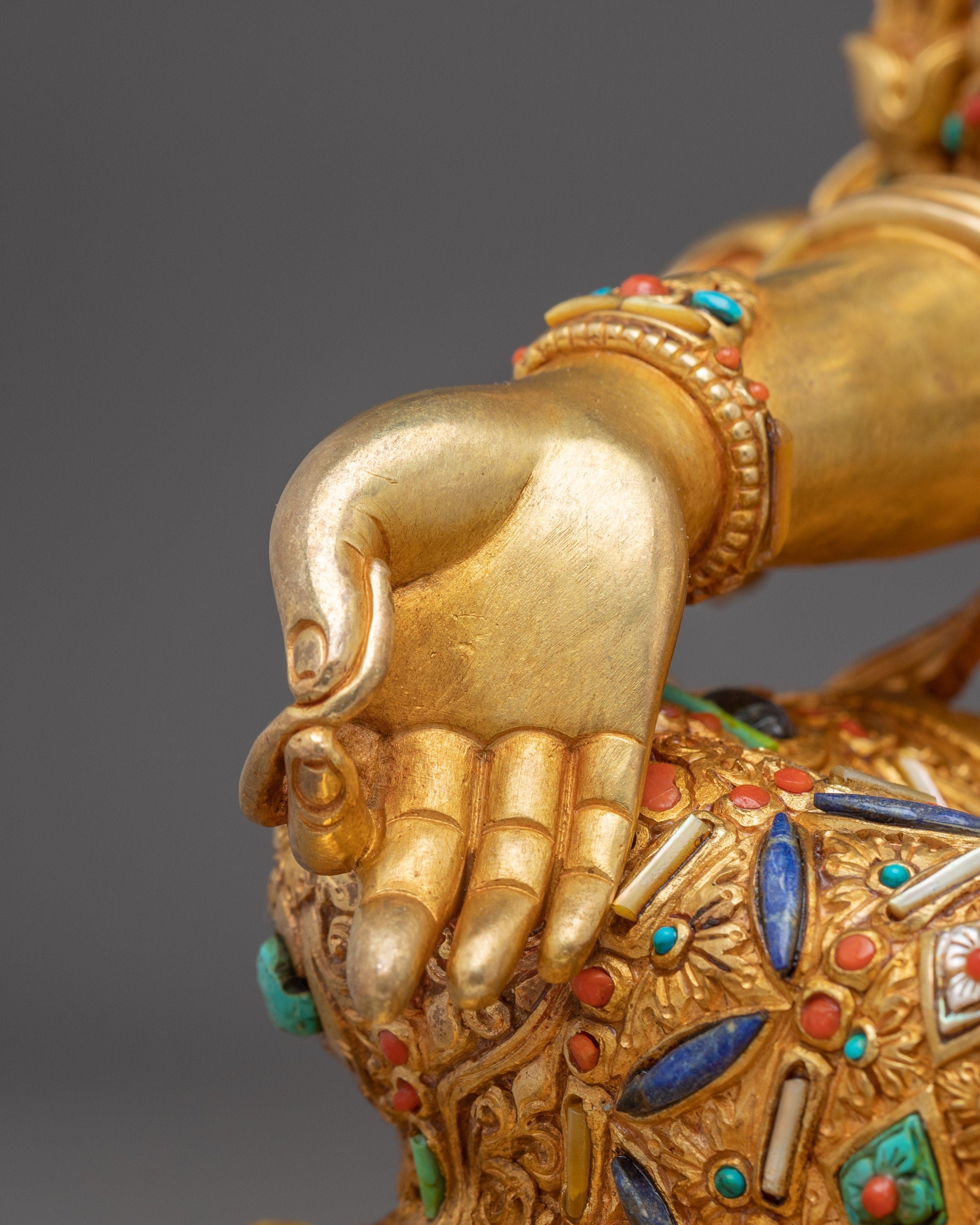 Green Tara Handmade Statue: Mother of Liberation