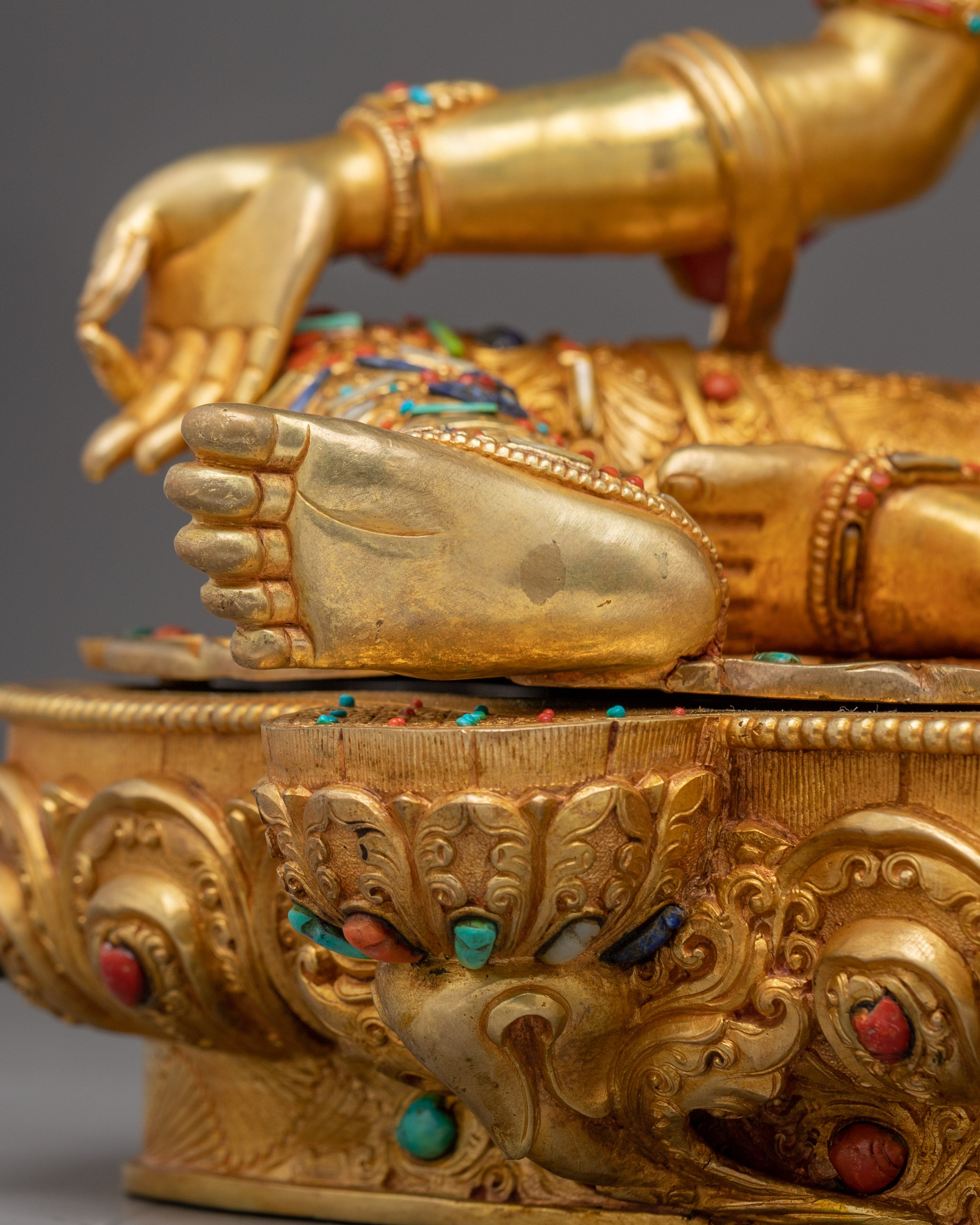 Green Tara Handmade Statue: Mother of Liberation