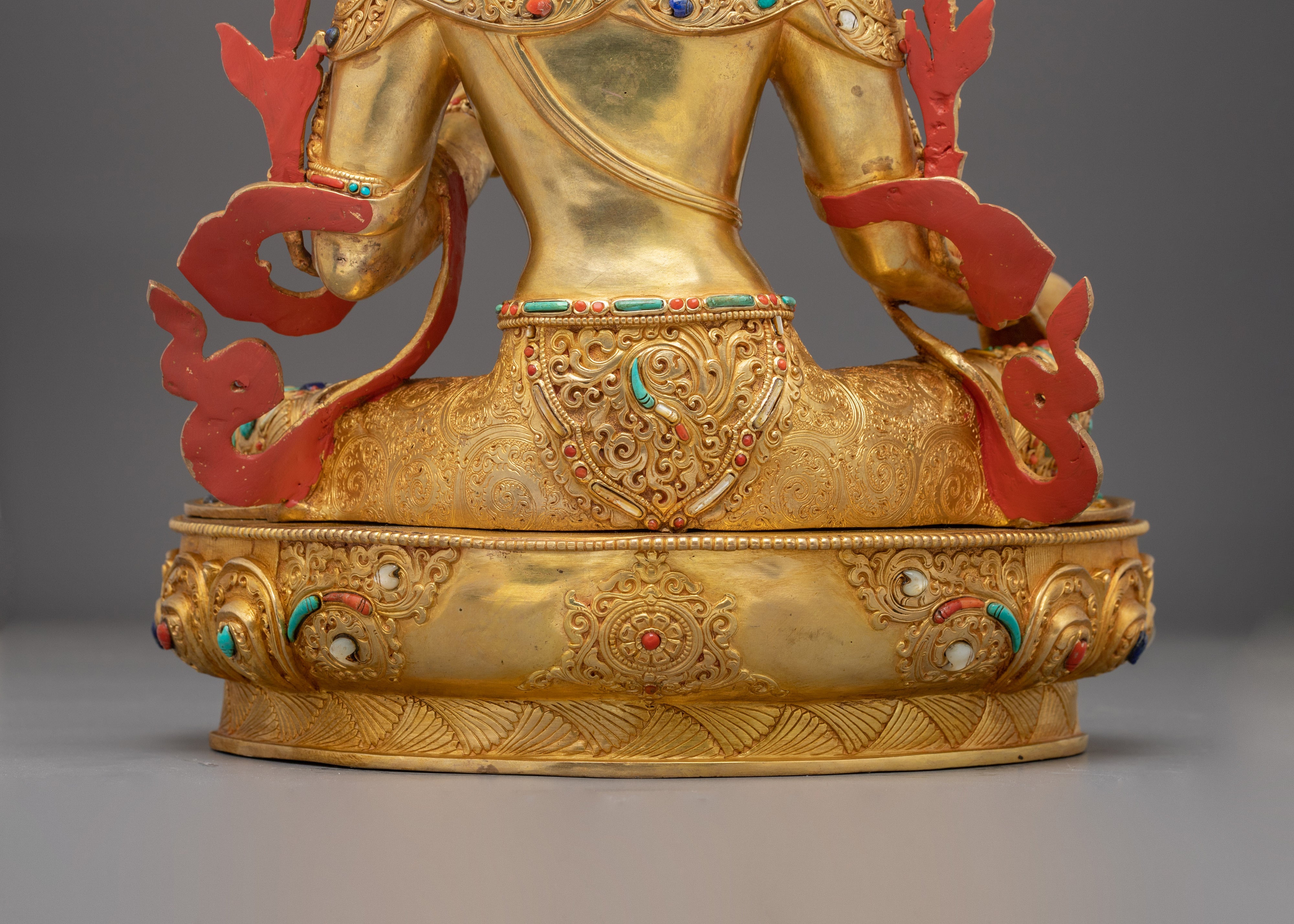 Green Tara Handmade Statue: Mother of Liberation