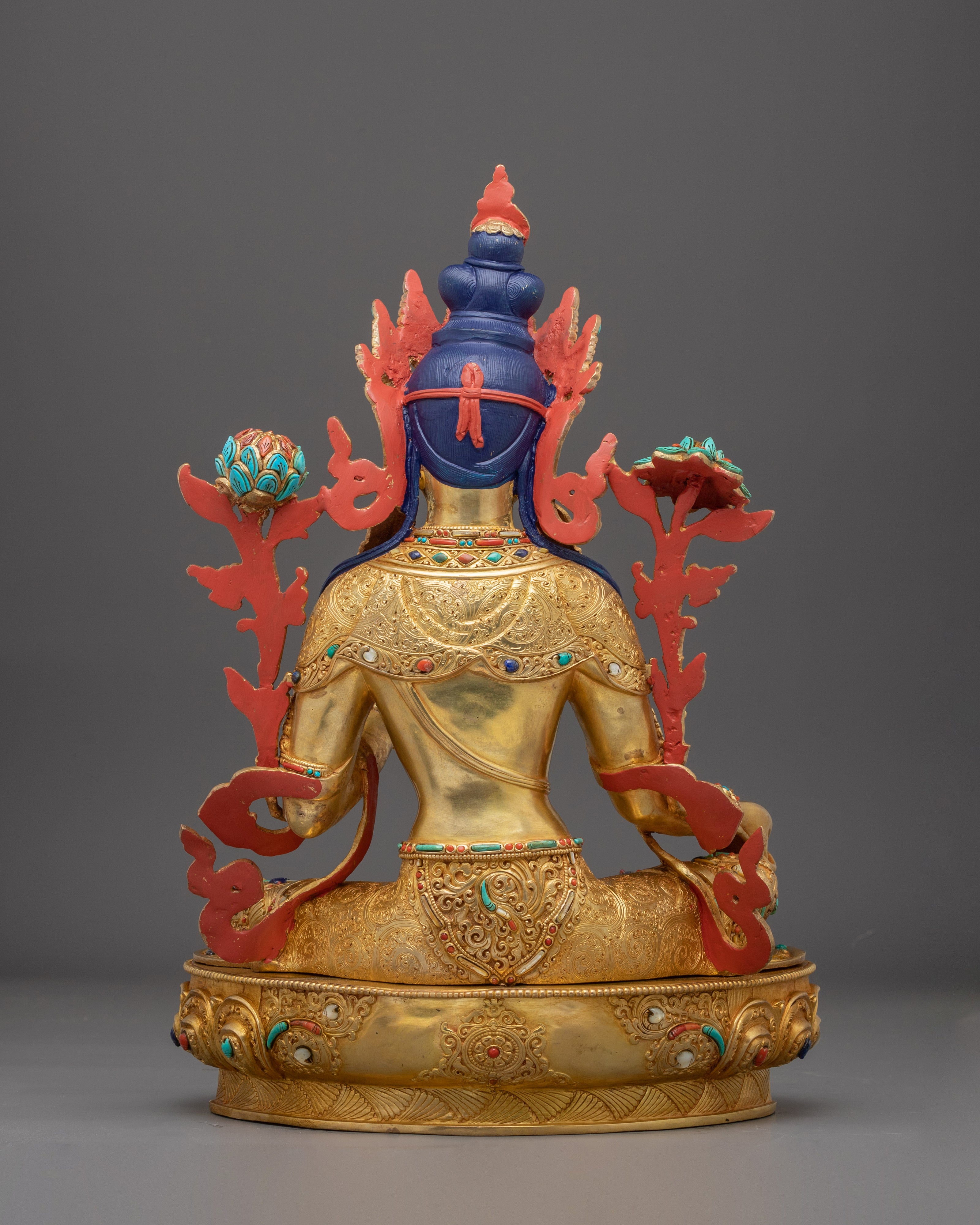 Green Tara Handmade Statue: Mother of Liberation